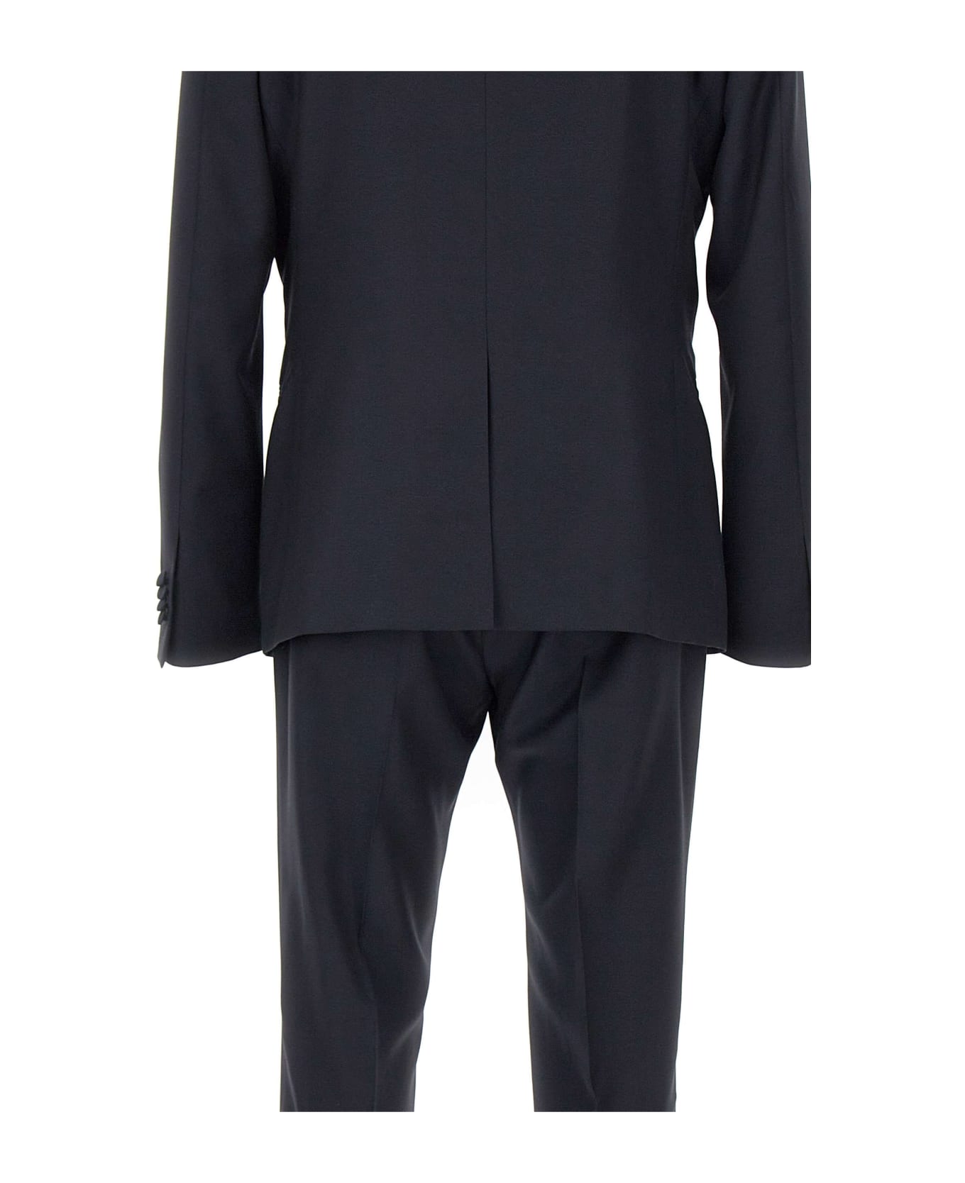 Corneliani Fresh Wool Three-piece Suit - BLUE