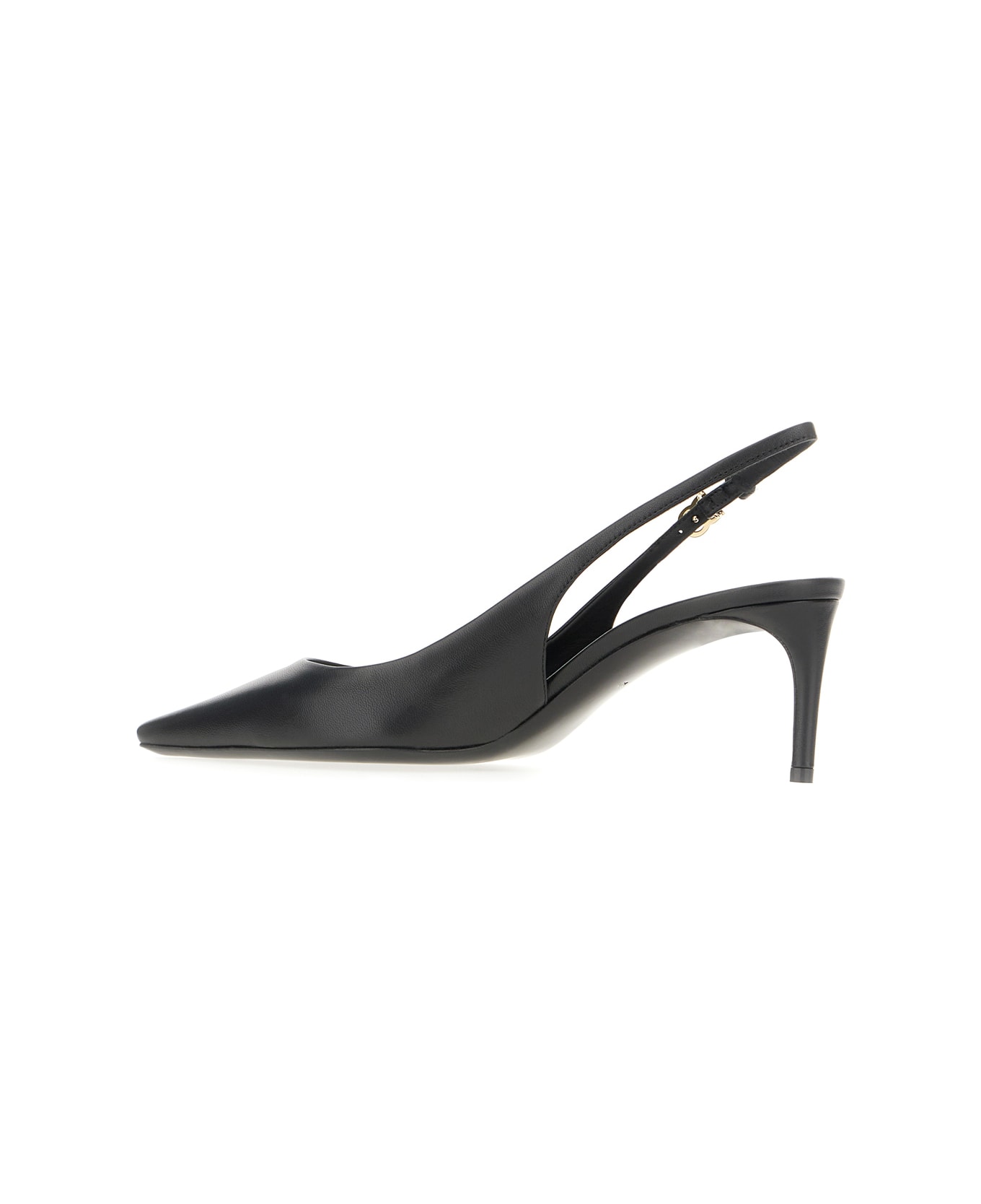 Dolce & Gabbana Black Nappa Leather Pumps - NERO