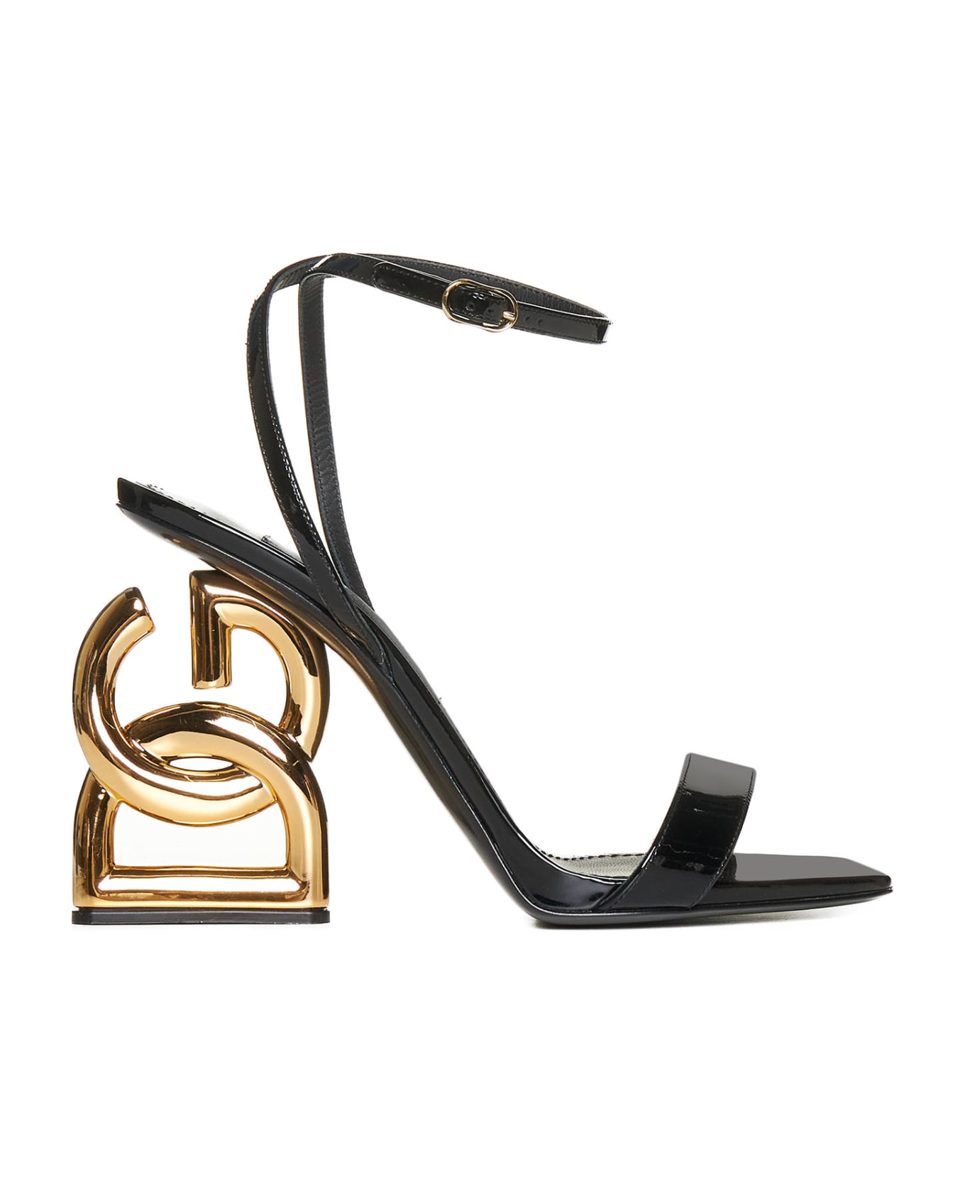 Dolce & Gabbana Dg Pop Heel Sandals - Black サンダル