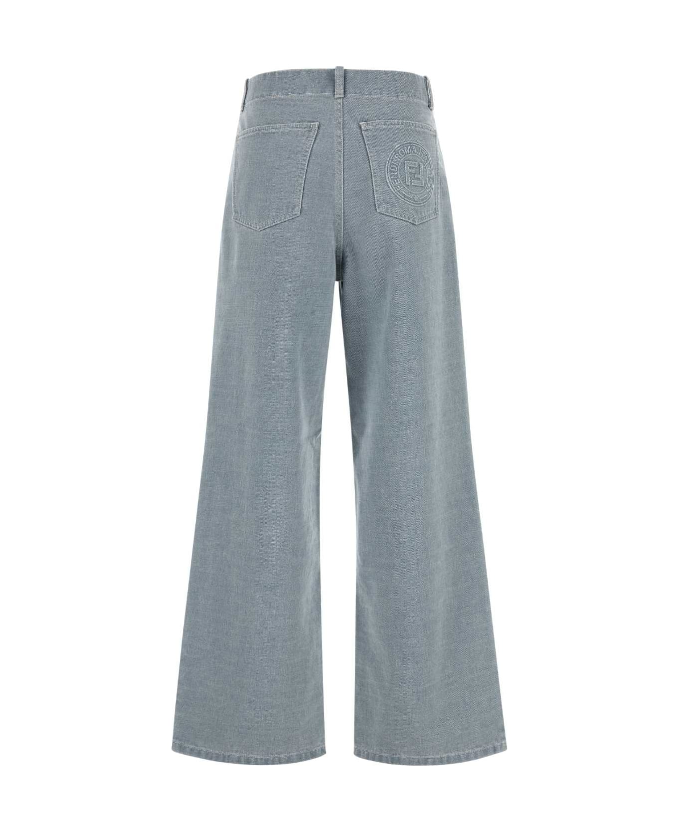 Fendi Denim Wide-leg Jeans - DENIMBLU