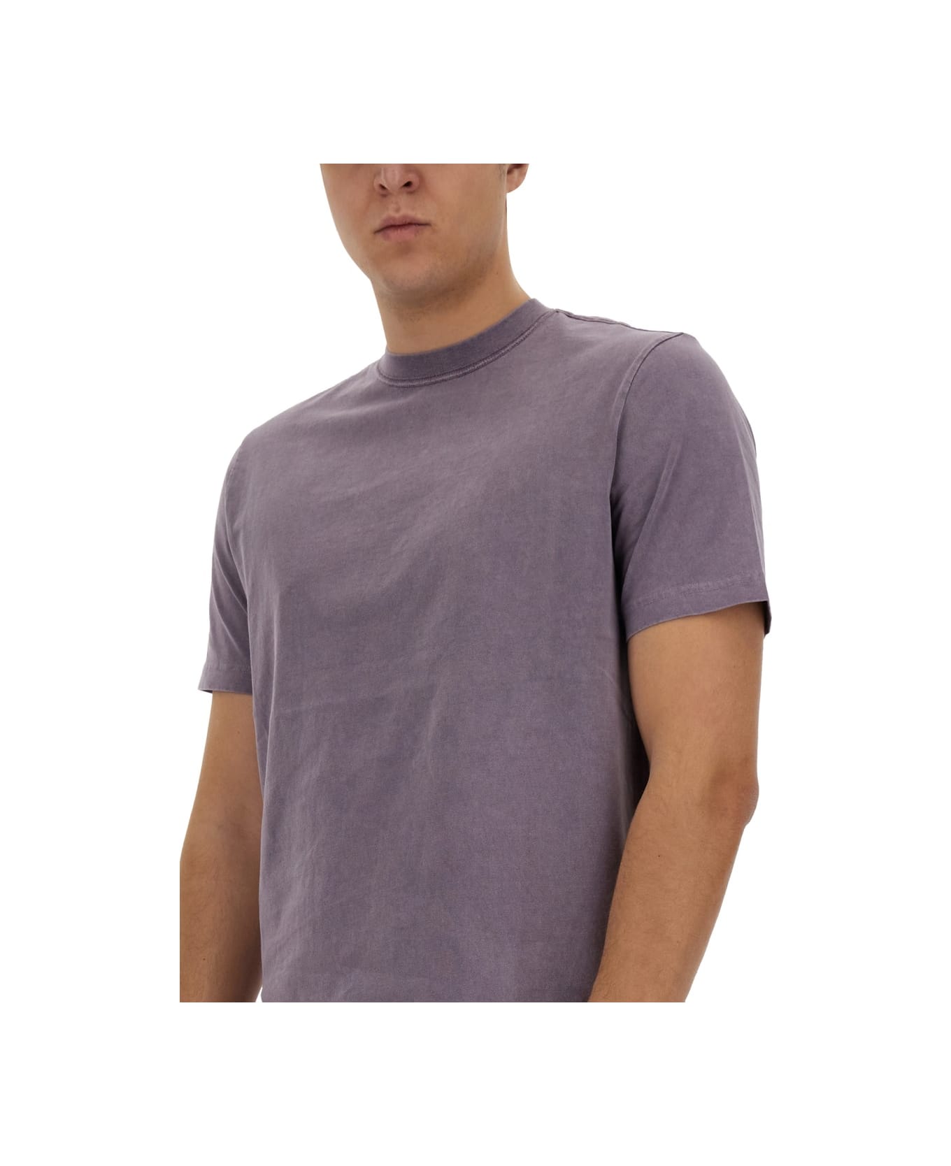 PS by Paul Smith T-shirt With Logo - PURPLE ポロシャツ