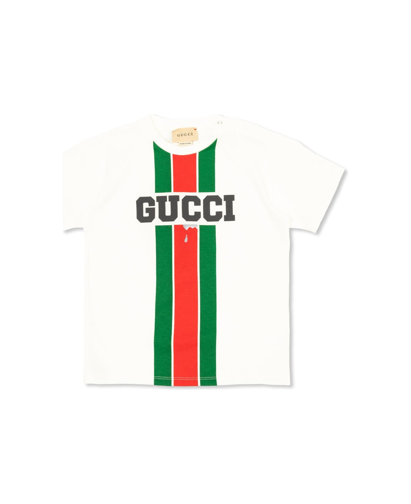 Gucci Kids Printed T-shirt - Bianco