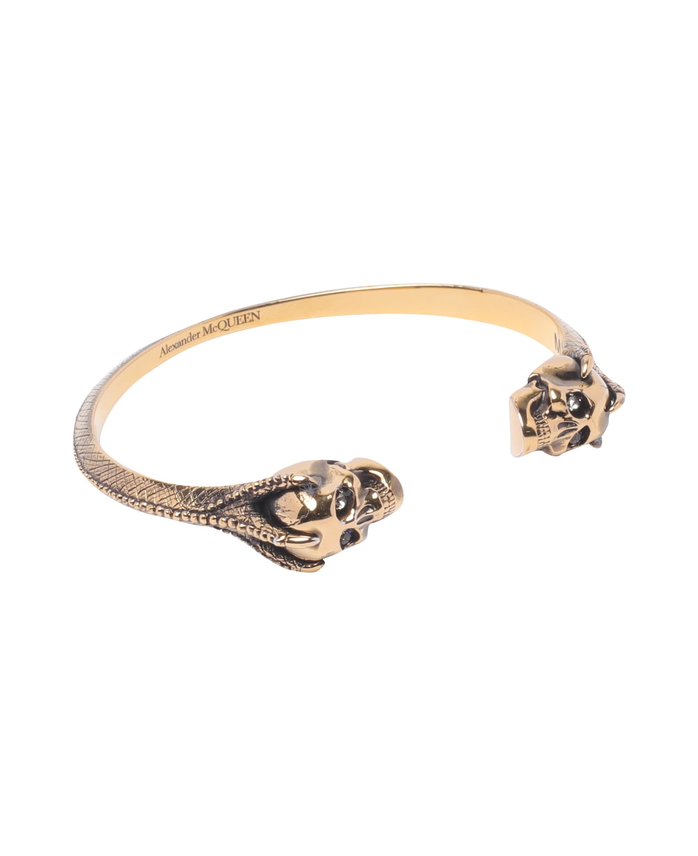 Alexander McQueen Skull Bracelet - Golden