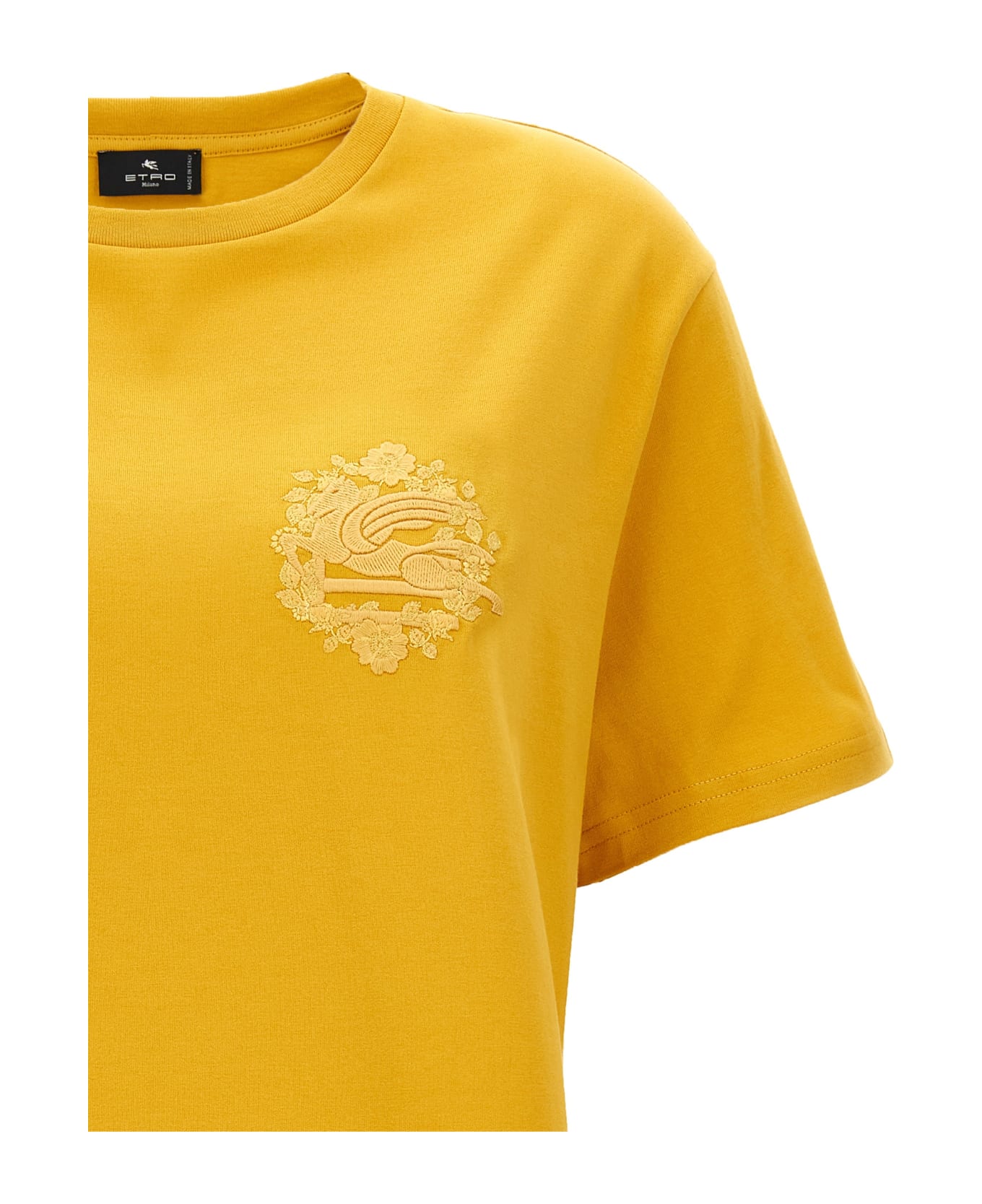 Etro Logo T-shirt - Yellow Tシャツ