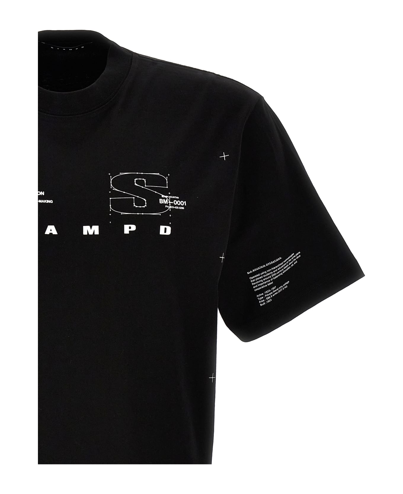 Stampd 'mountain Transit' T-shirt - White/Black
