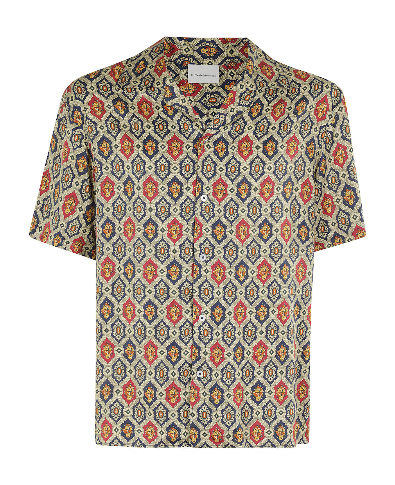Drôle de Monsieur La Chemise Ornements - Navy
