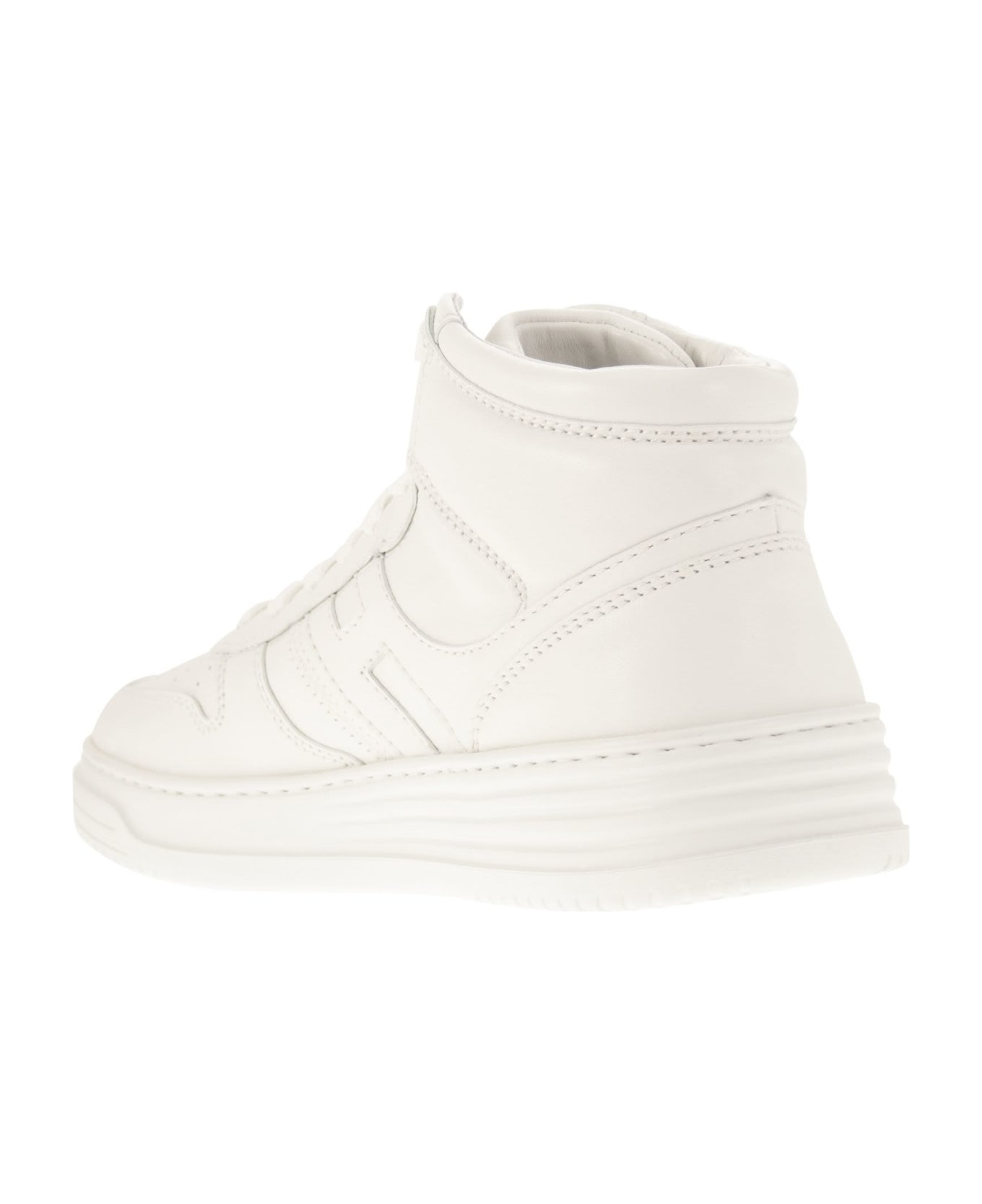 Hogan White Leather Sneakers - White スニーカー