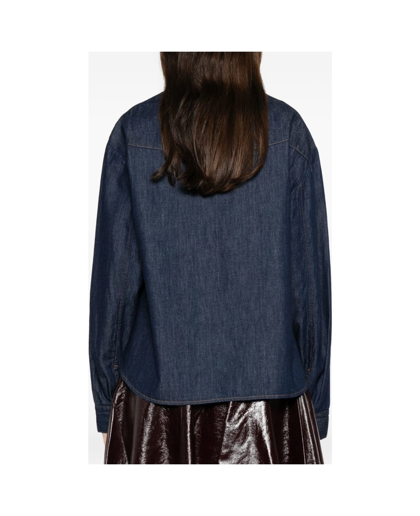 Khaite Grenon Cotton Shirt - Blue