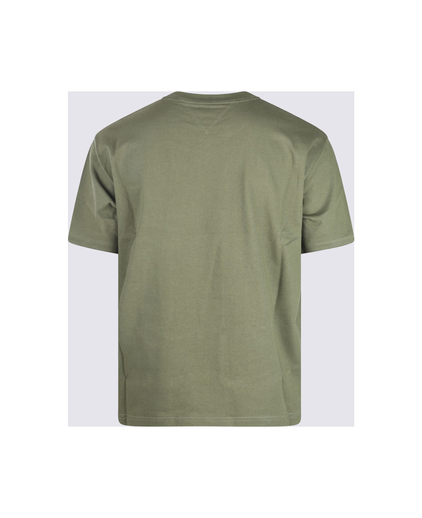 Bottega Veneta Green Cotton T-shirt - PINE GREEN