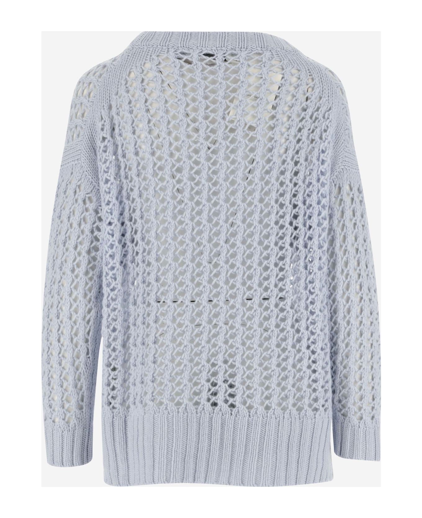 Bruno Manetti Cashmere Sweater - Clear Blue ニットウェア