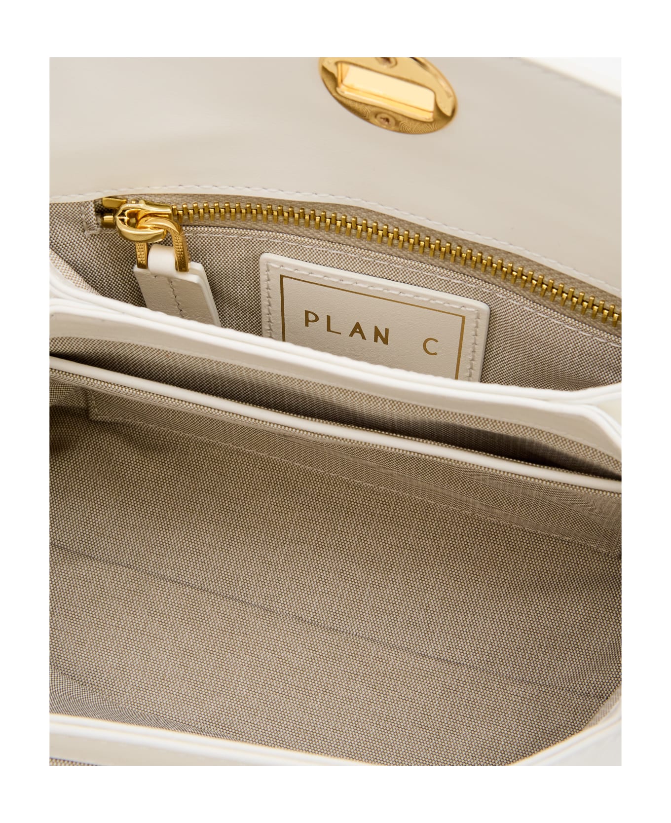 Plan C Mini Shoulder Bag - White