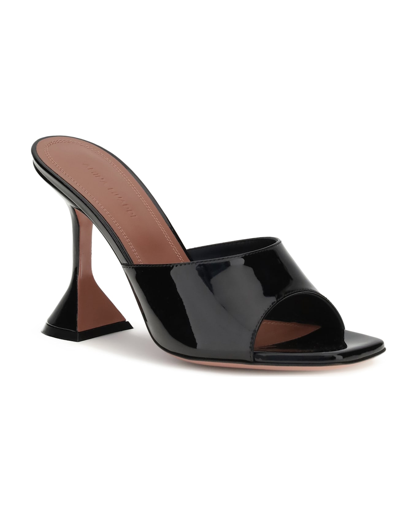 Amina Muaddi Patent-leather Lupita Sandals