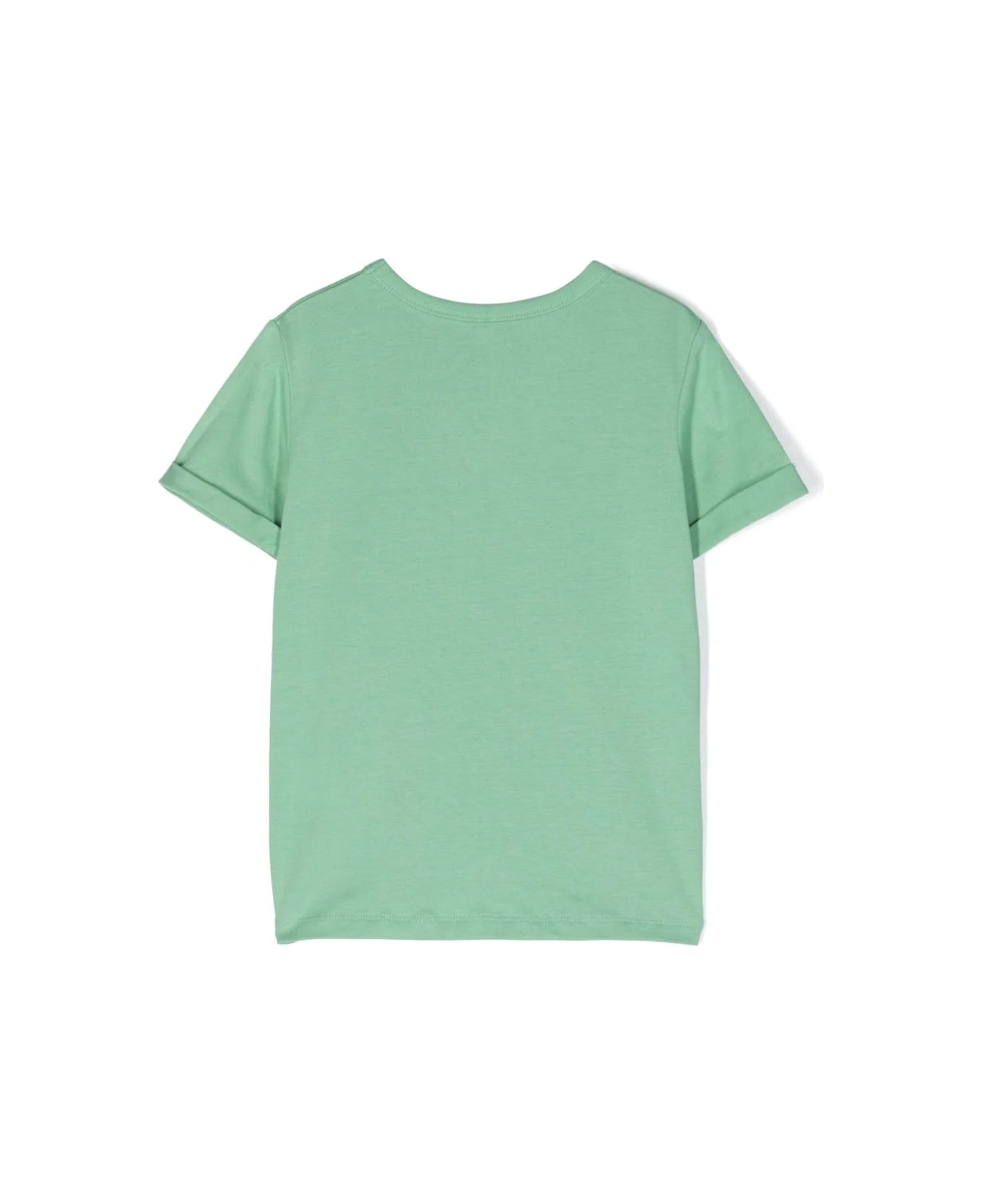 Stella McCartney Kids T-shirt Con Applicazione - Green