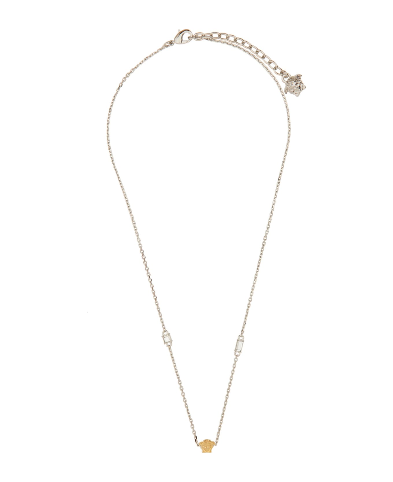 Versace Logo Necklace - ARGENTO ネックレス