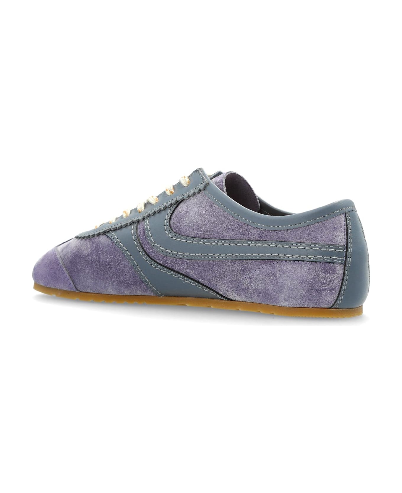 Dries Van Noten Leather Sports Shoes - LILAC