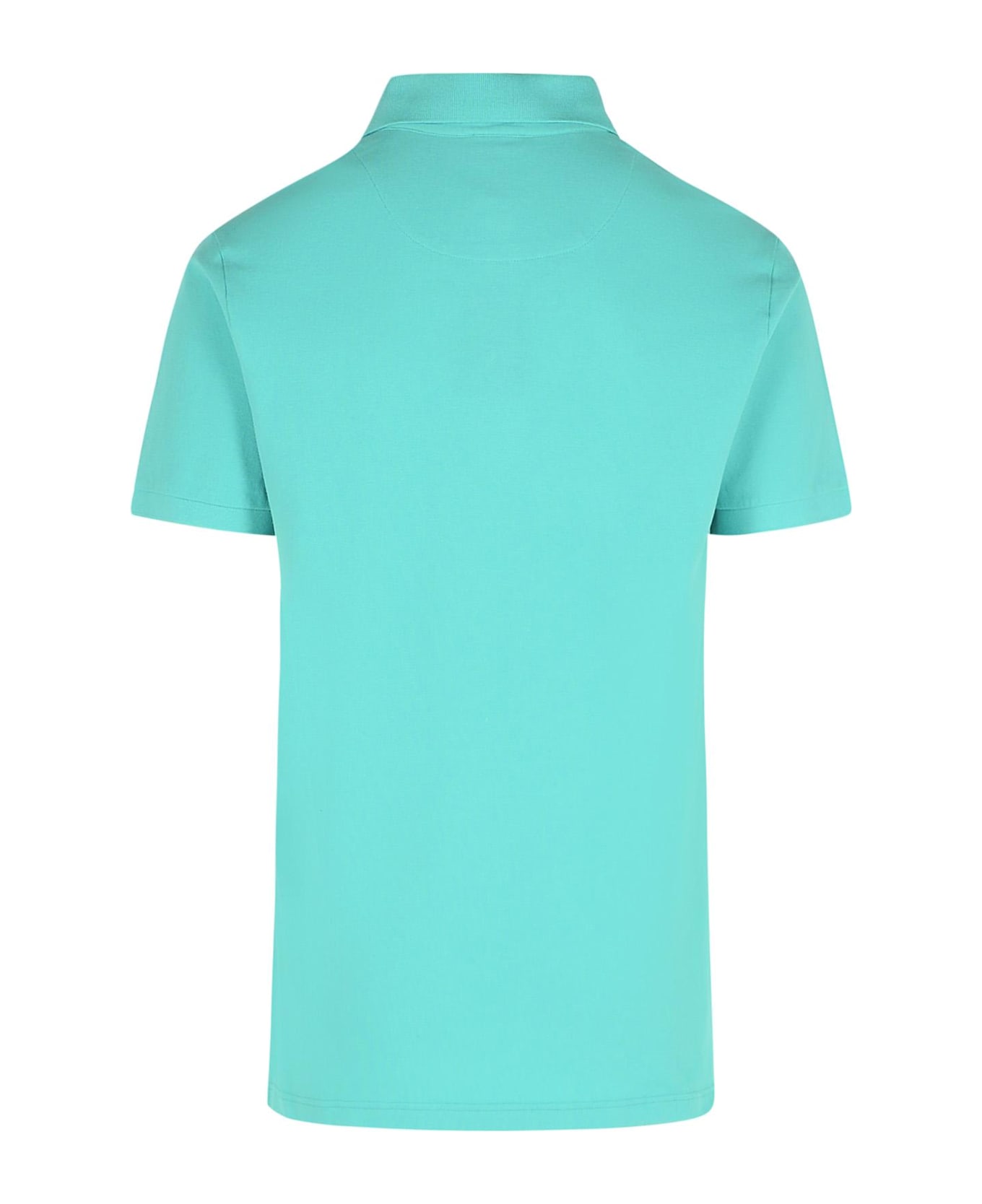 Etro 
roma
 Polo Shirt In Light Blue Cotton - Light Blue