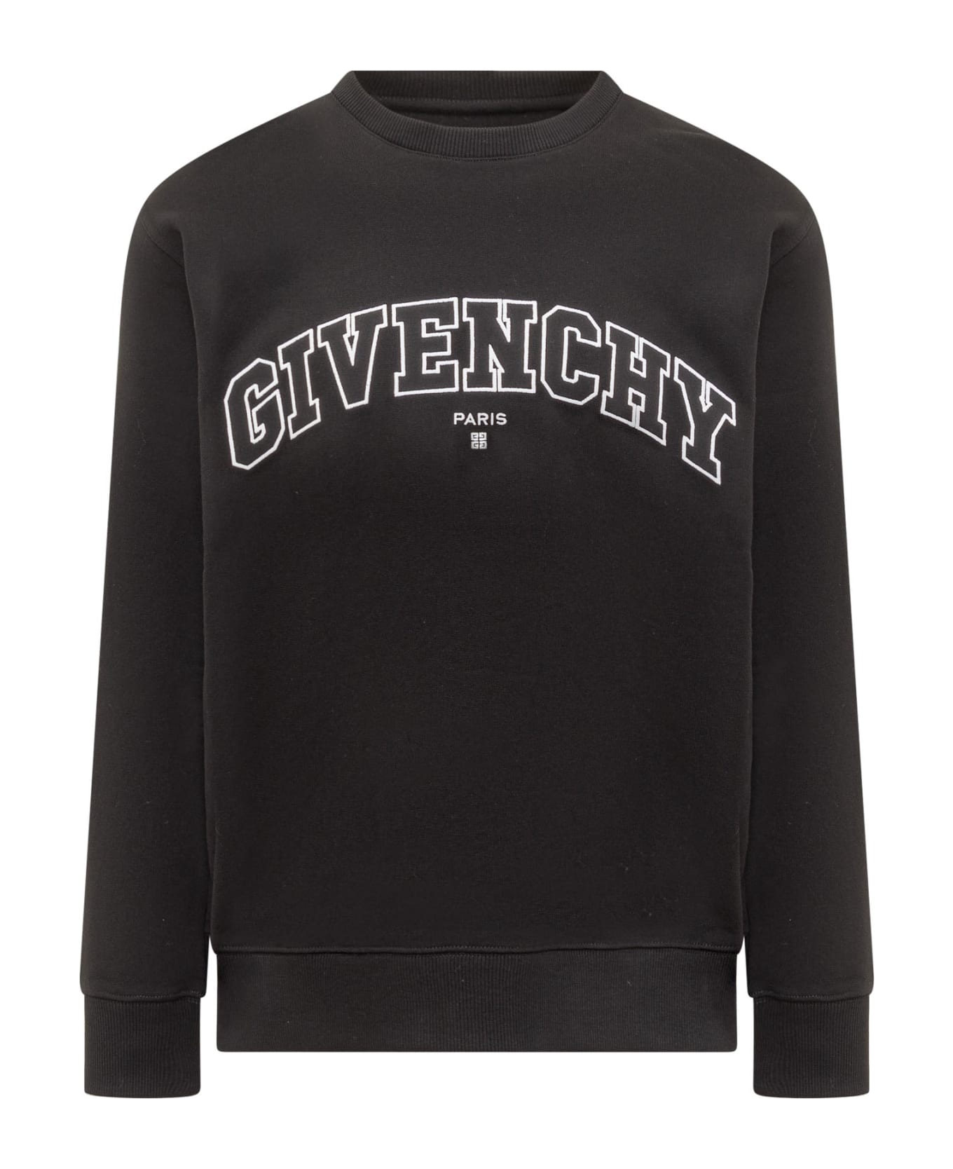 Givenchy College Embroidery Sweatshirt - Black