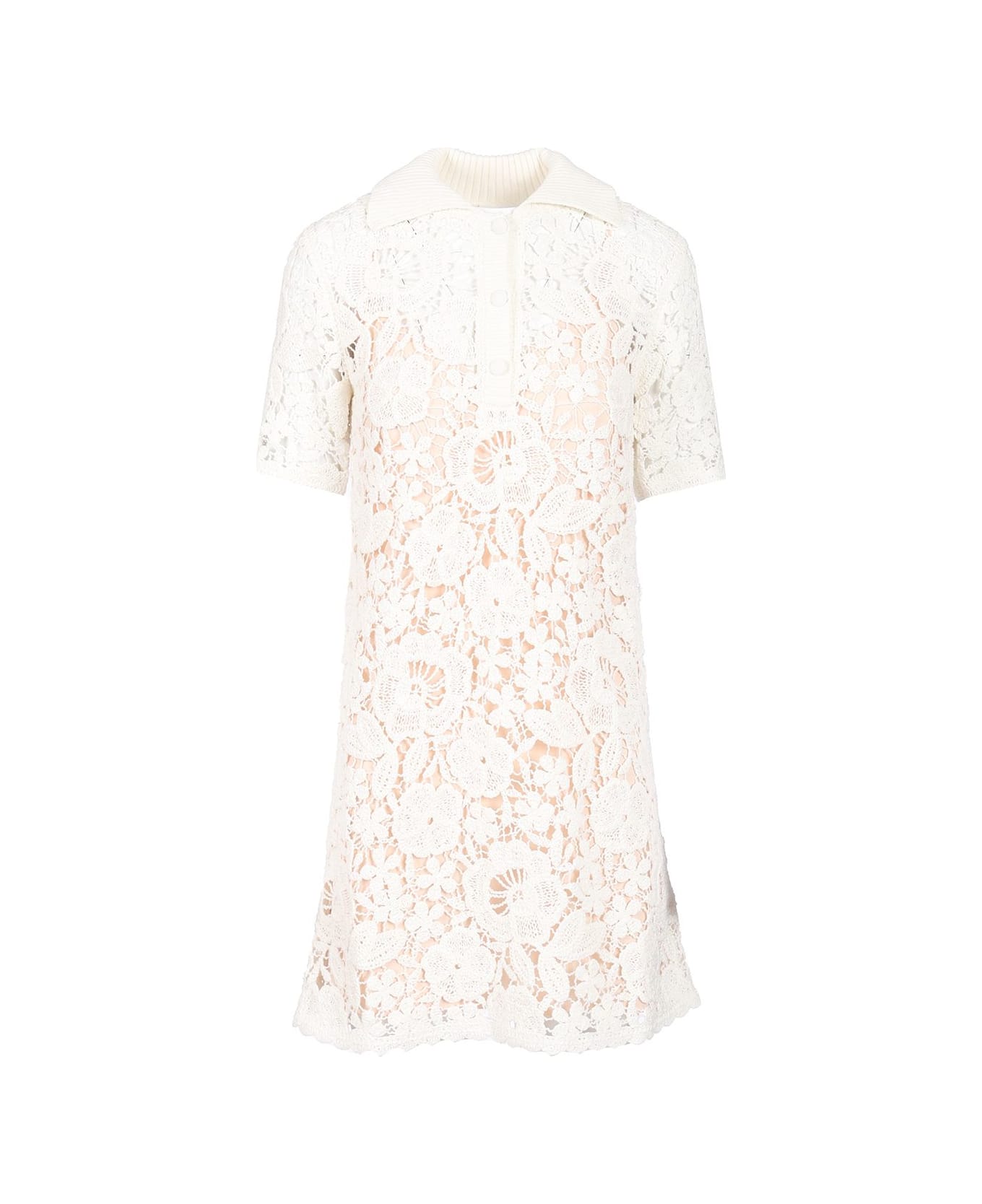 Parosh Mini Cotton Dress - White