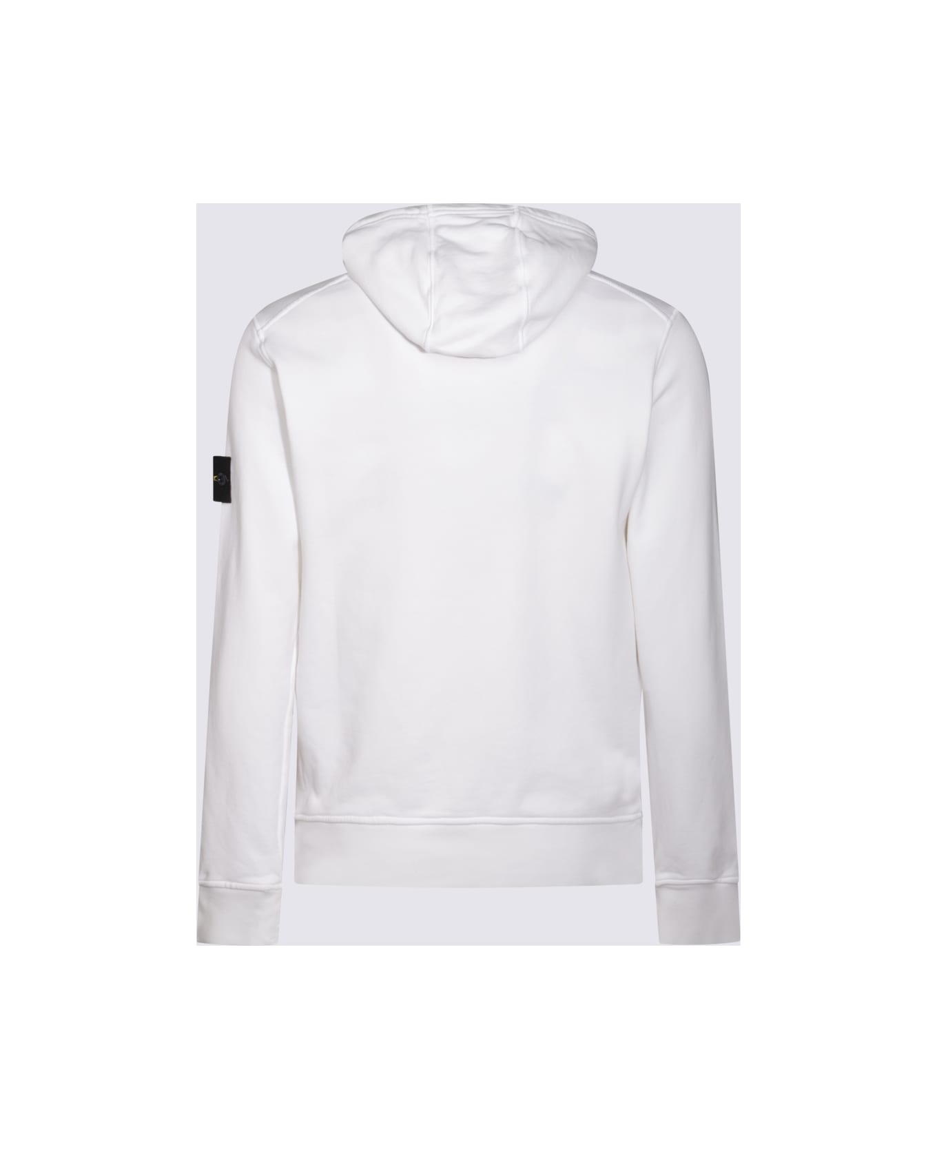 White Cotton Sweatshirt - Thumbnail 1