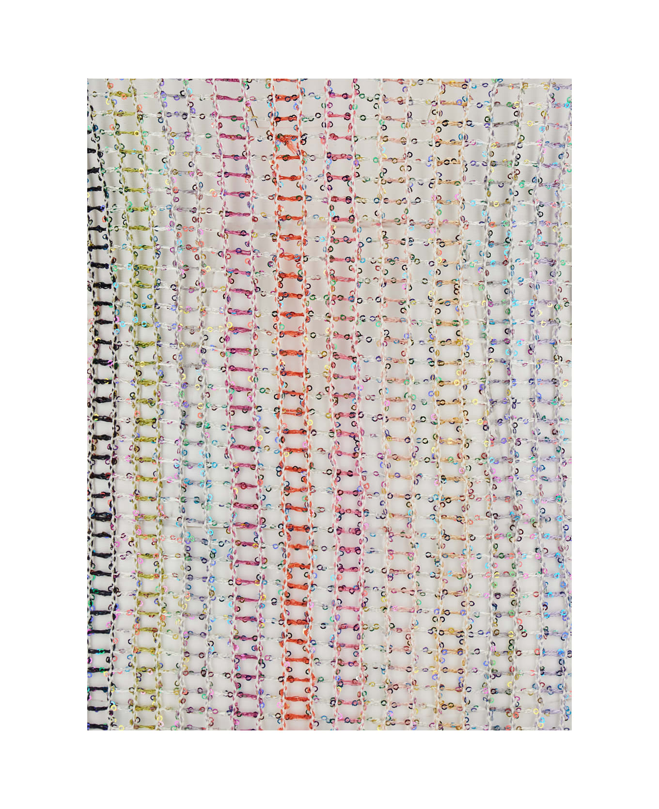 Missoni Multicolor Mini Dress With Cut-out On The Front And Flared Sleeves In Viscose Blend Woman - Multicolor