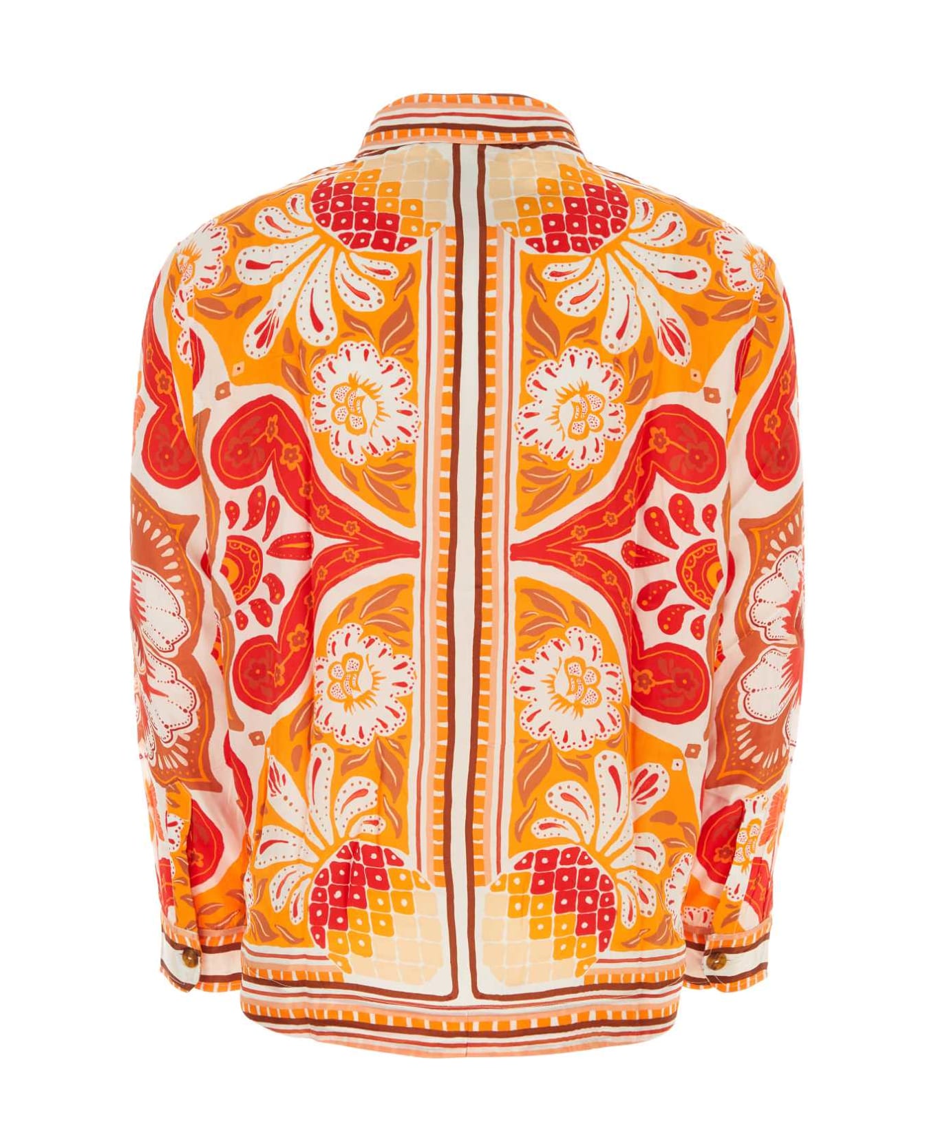 Farm Rio Printed Viscose Shirt - WONDERFULSCARFOFFWHITE