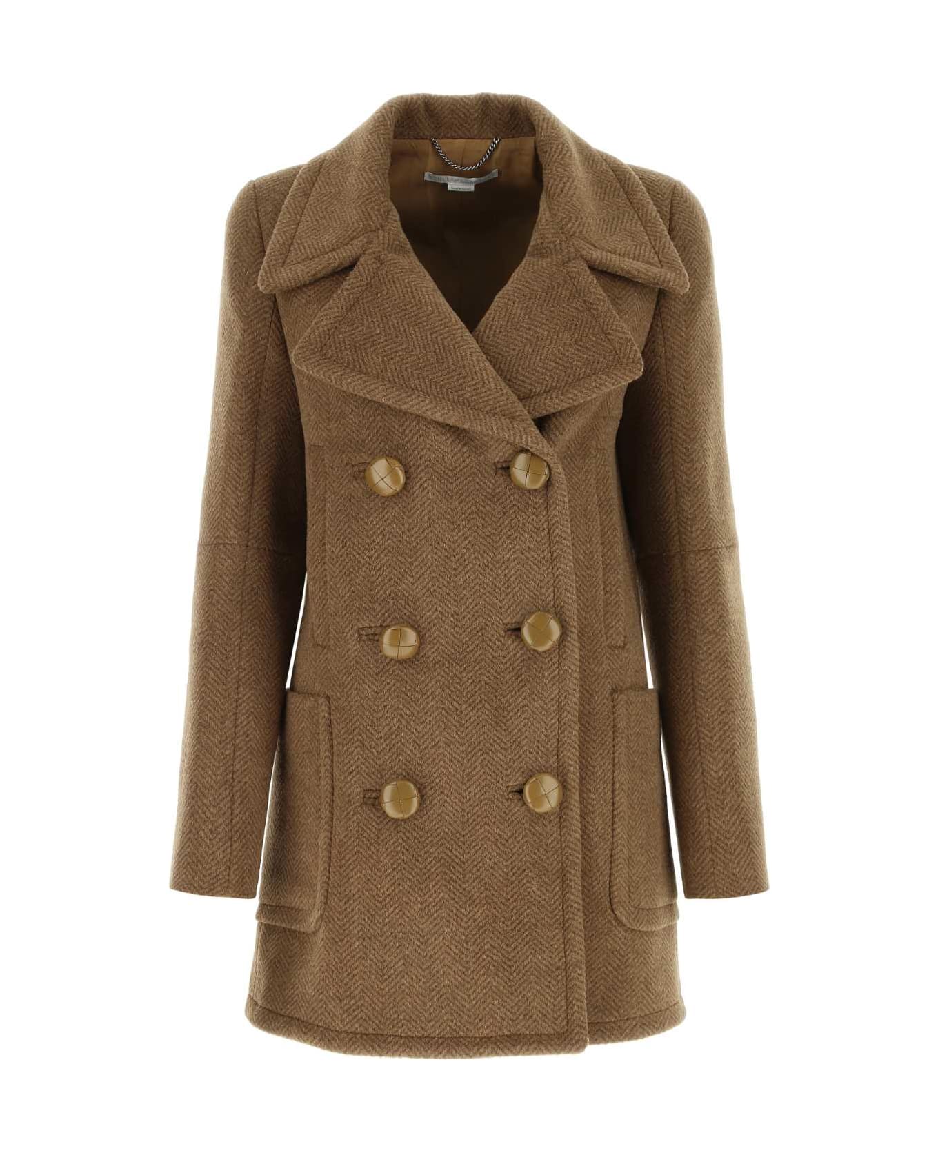 Stella McCartney Brown Wool Coat - 2744