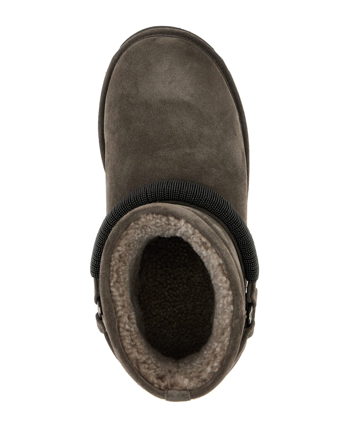 Brunello Cucinelli 'monile' Ankle Boots - Grey