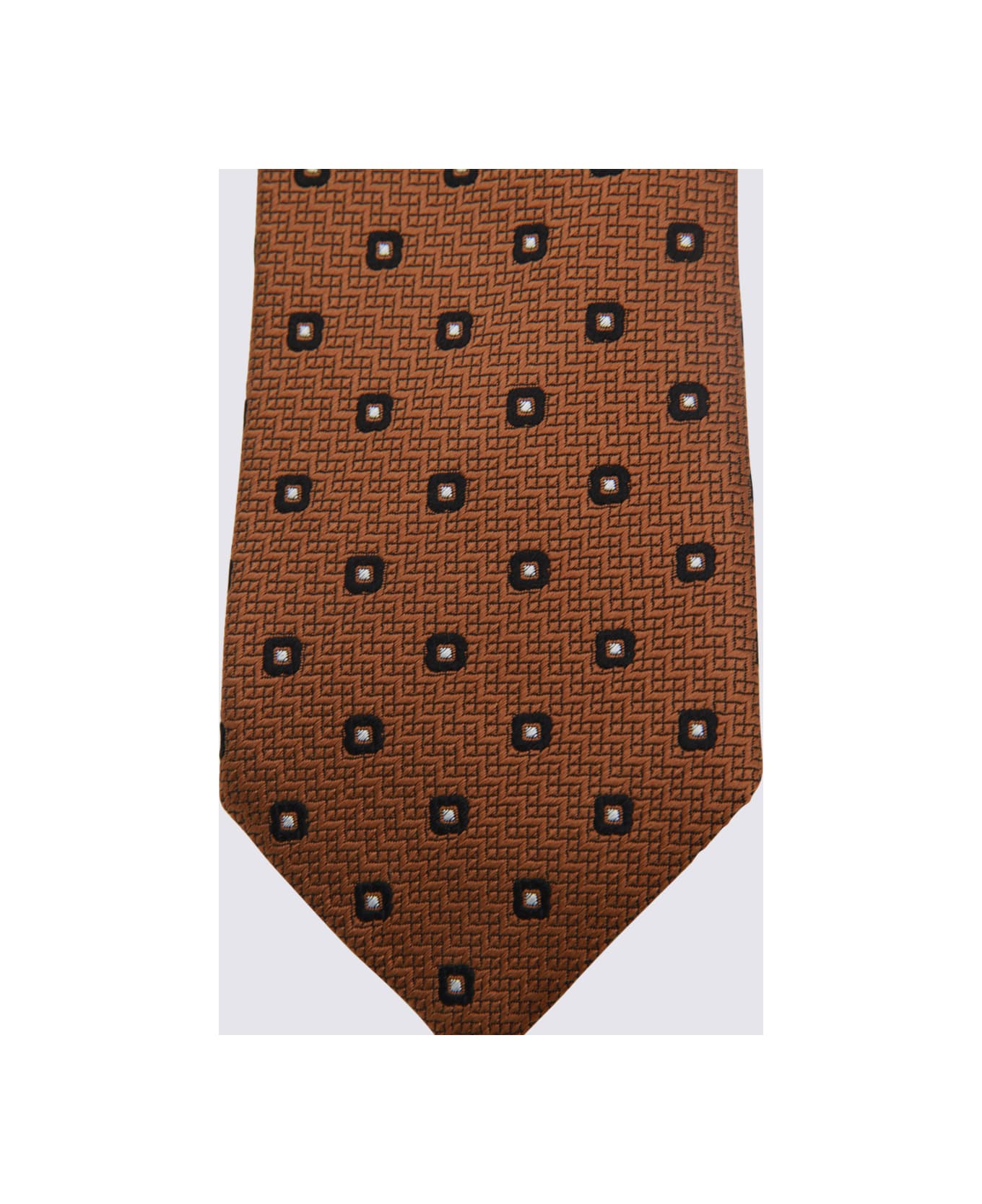 Zegna Beige Silk Tie - Beige