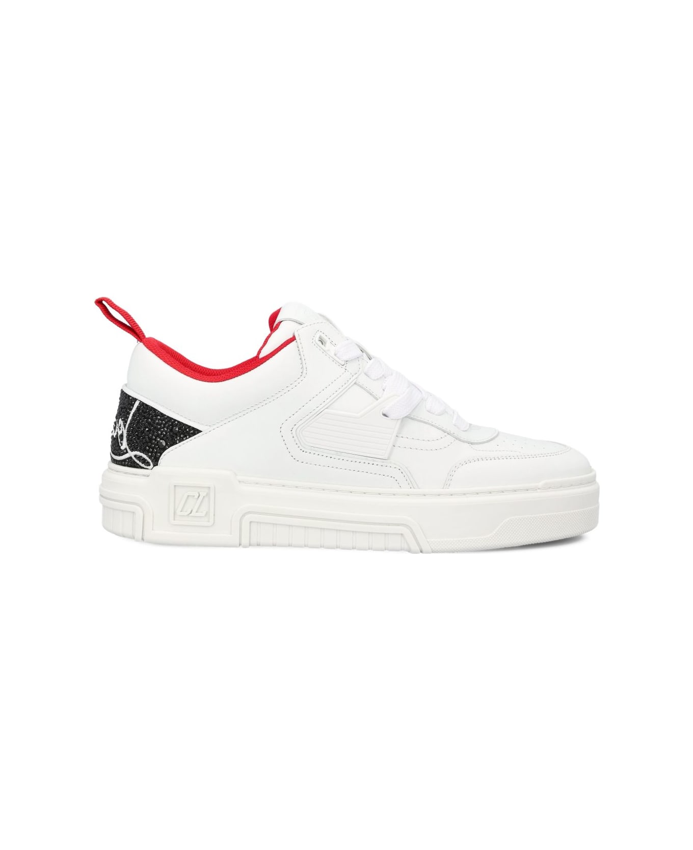 Christian Louboutin Astroloubi Leather Sneakers - White