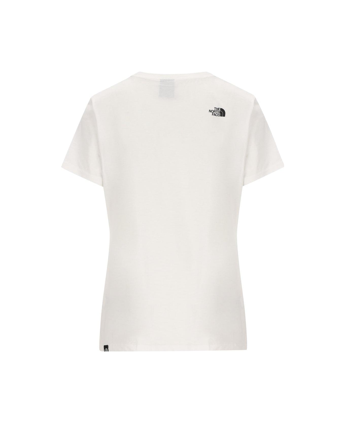The North Face Logo Printed Crewneck T-shirt - Tnf White