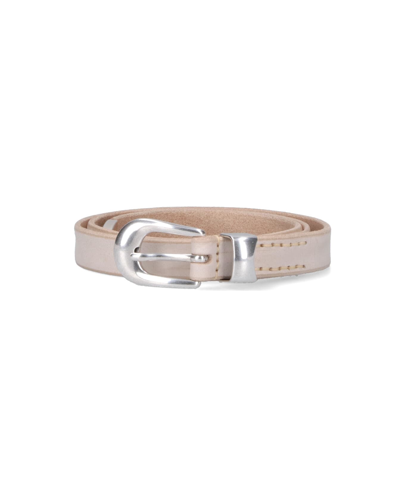 Our Legacy Suede Belt - Cream