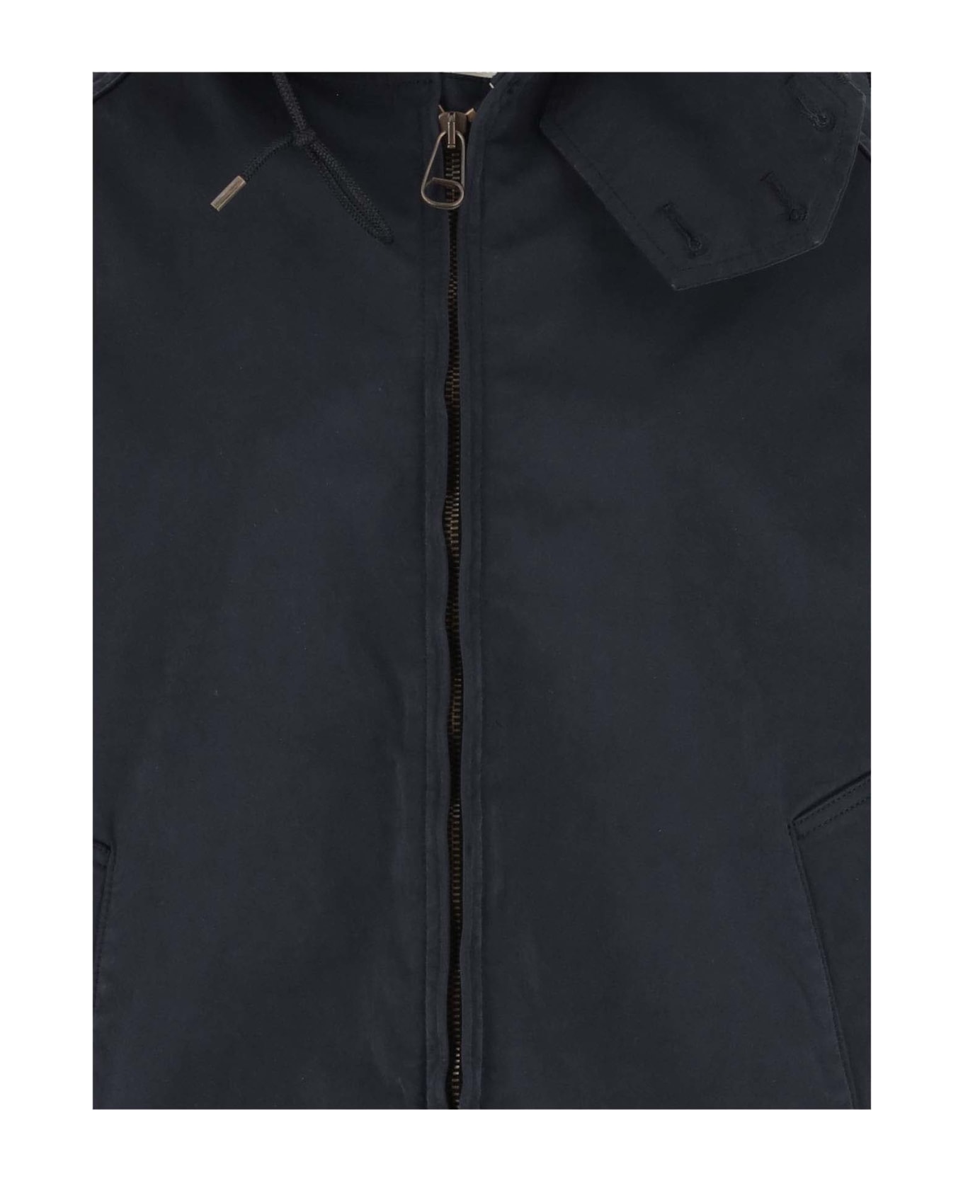 Ten C Nylon Jacket With Hood - Black ブレザー
