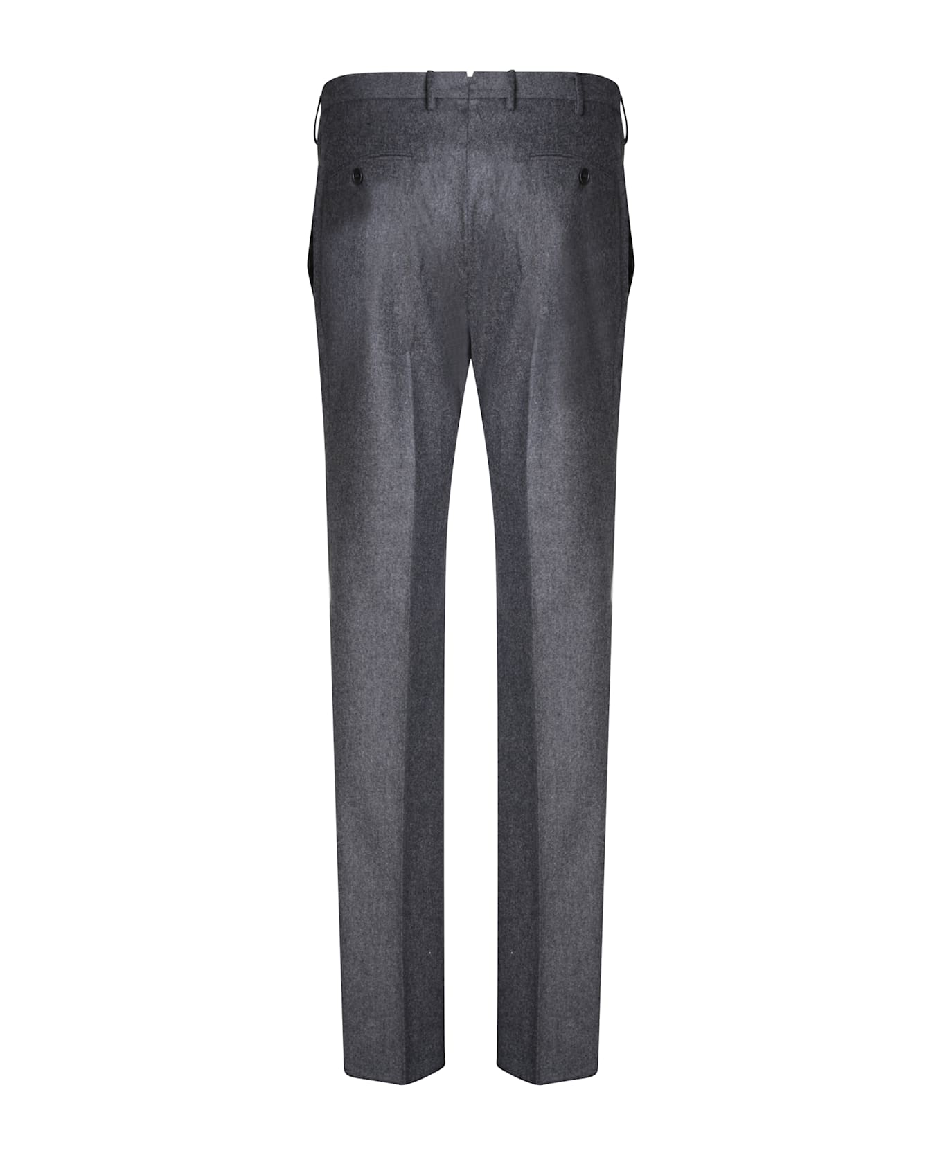 Incotex Slim Fit Wool Trousers In Mã©lange Grey - Grey