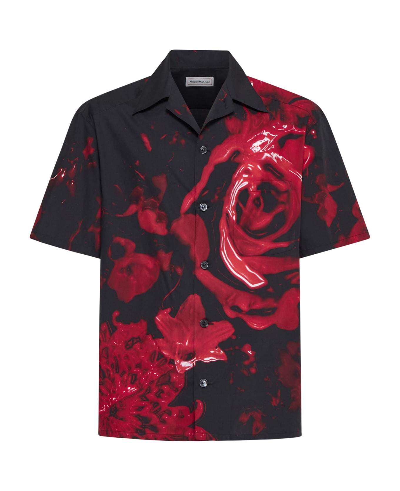 Alexander McQueen Shirt - Black-red