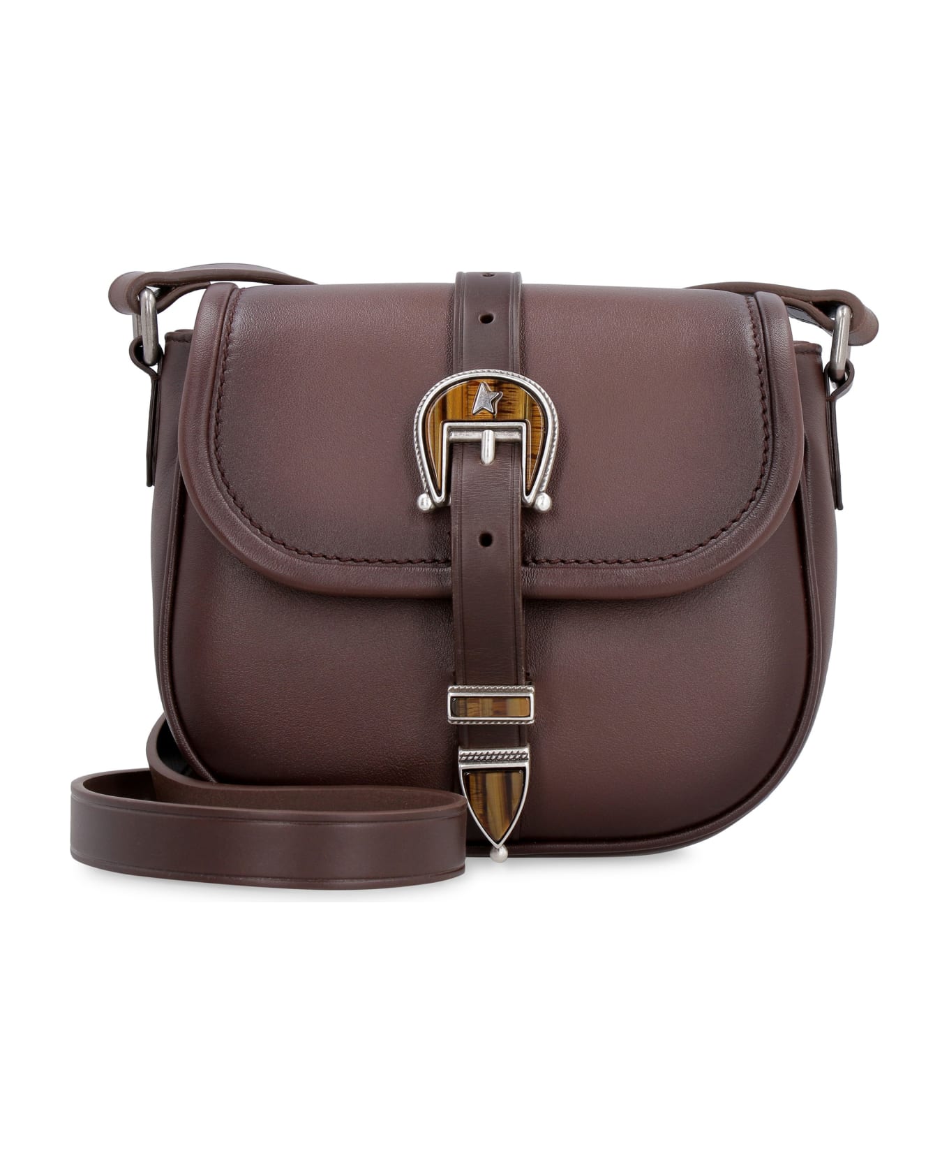 Golden Goose Rodeo Leather Mini Bag - brown