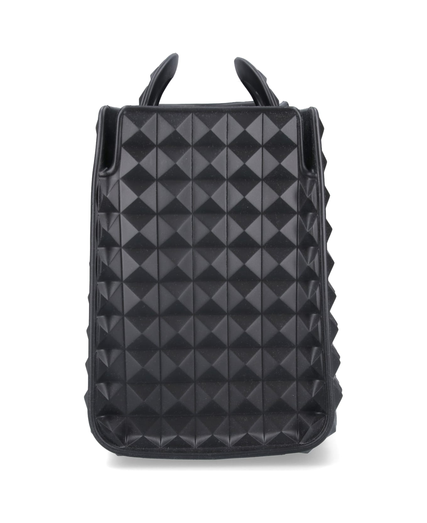 Valentino Garavani - Shopping Bag Le Troisieme Rubber - Black