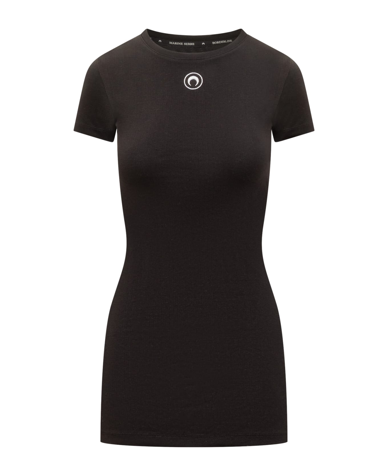 Marine Serre T-shirt Dress - Black ワンピース＆ドレス