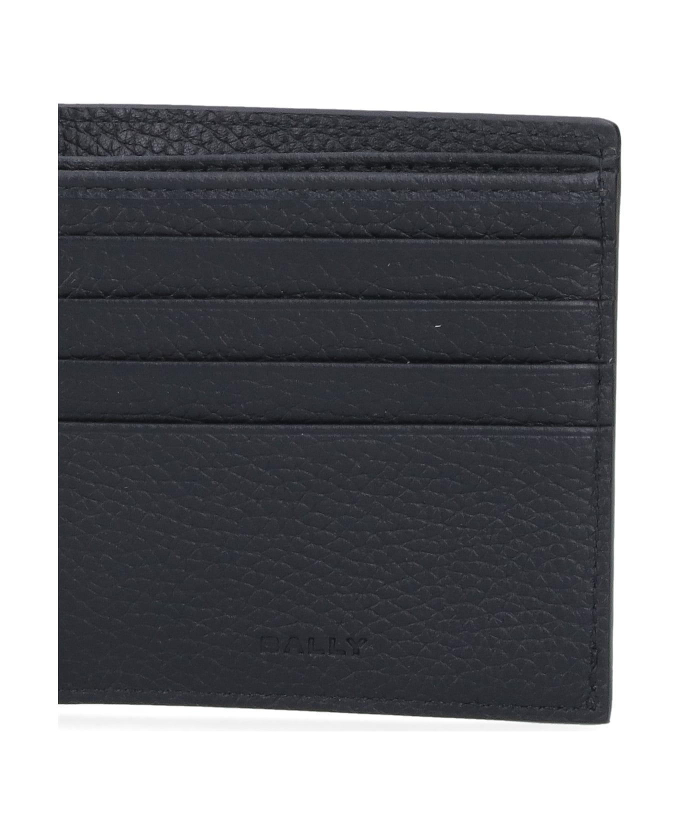 Bally Bi-fold Logo Wallet - Black   財布