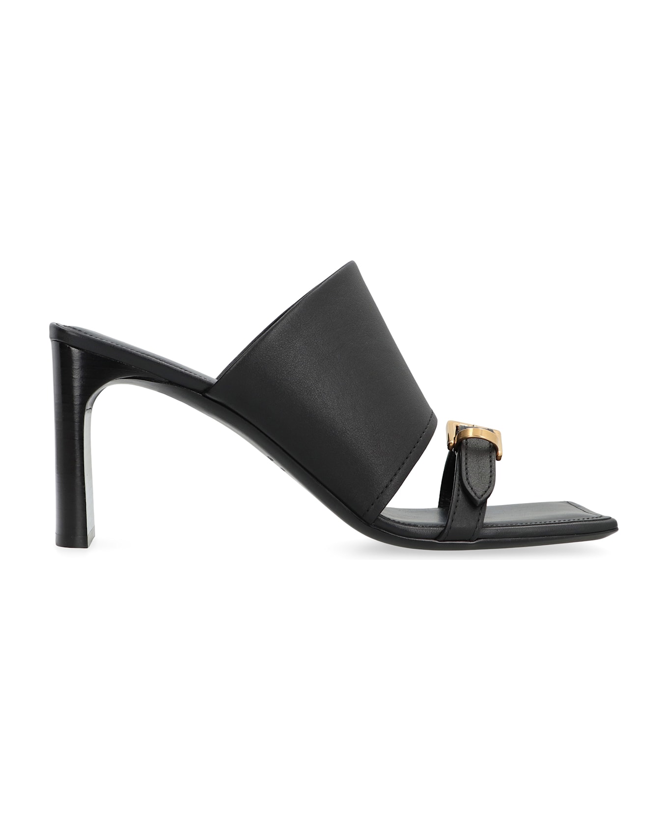 Balenciaga Bel Air Leather Sandals - black