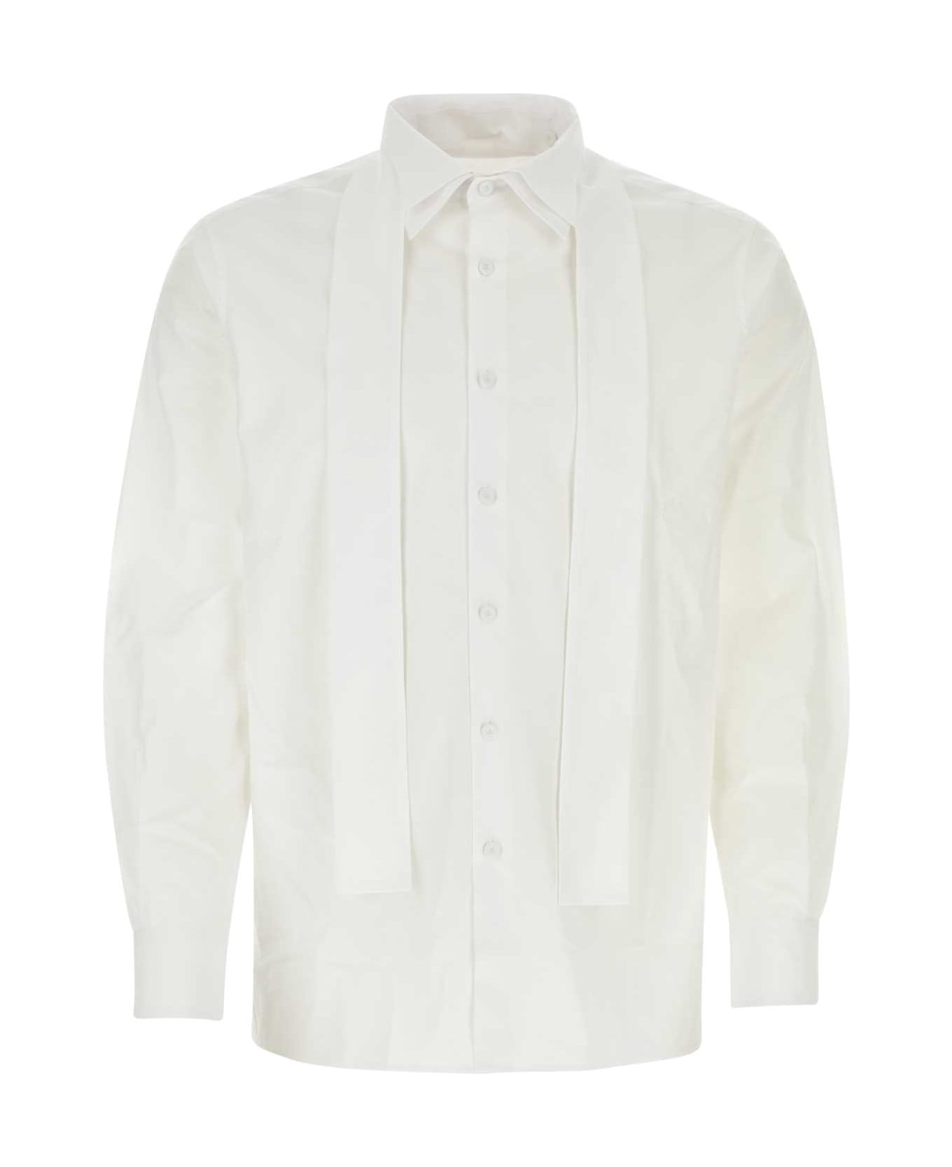 Prada White Poplin Shirt - BIANCOBIANCO