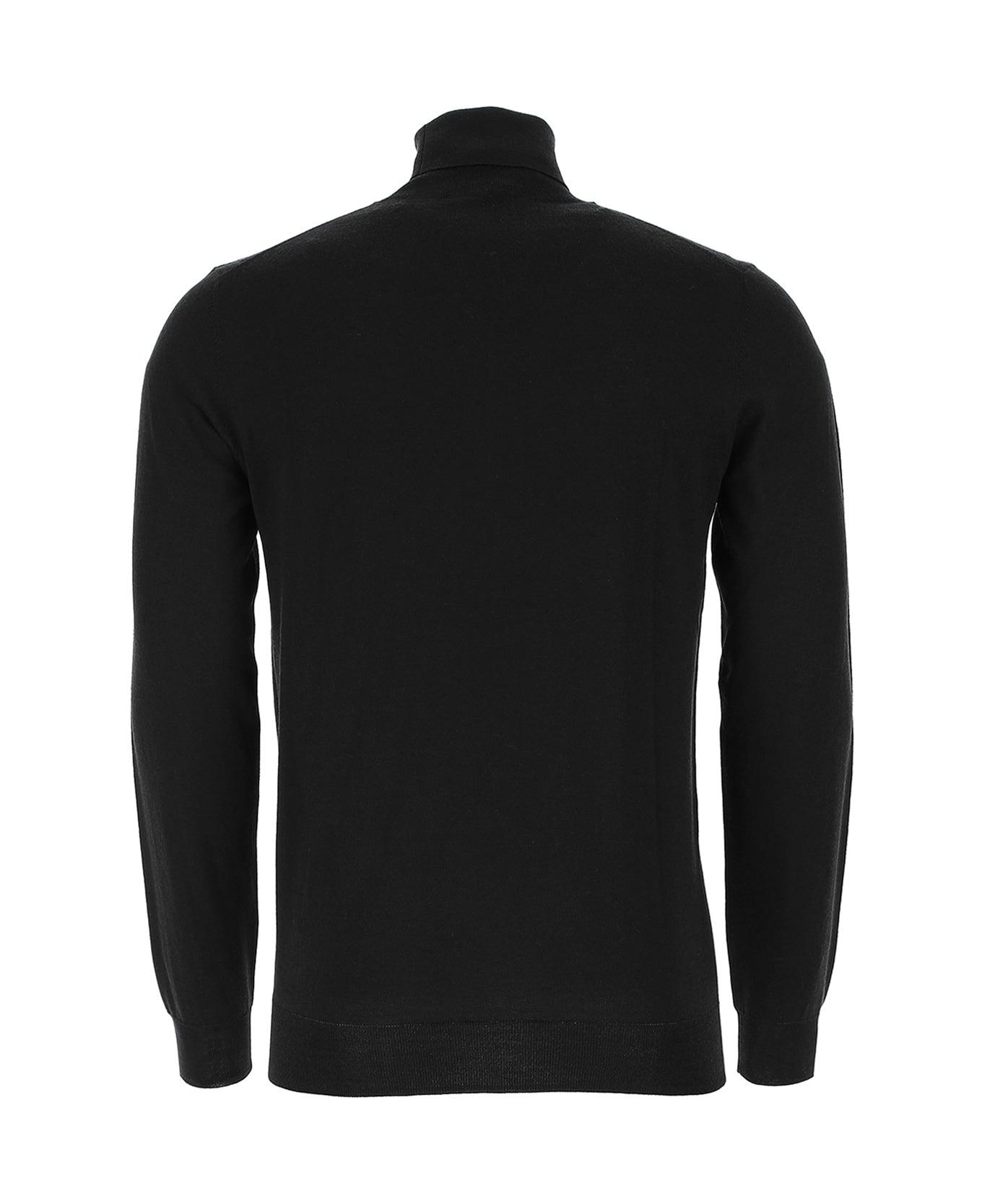 Paolo Pecora Roll Neck Knitted Jumper Paolo Pecora - BLACK ニットウェア