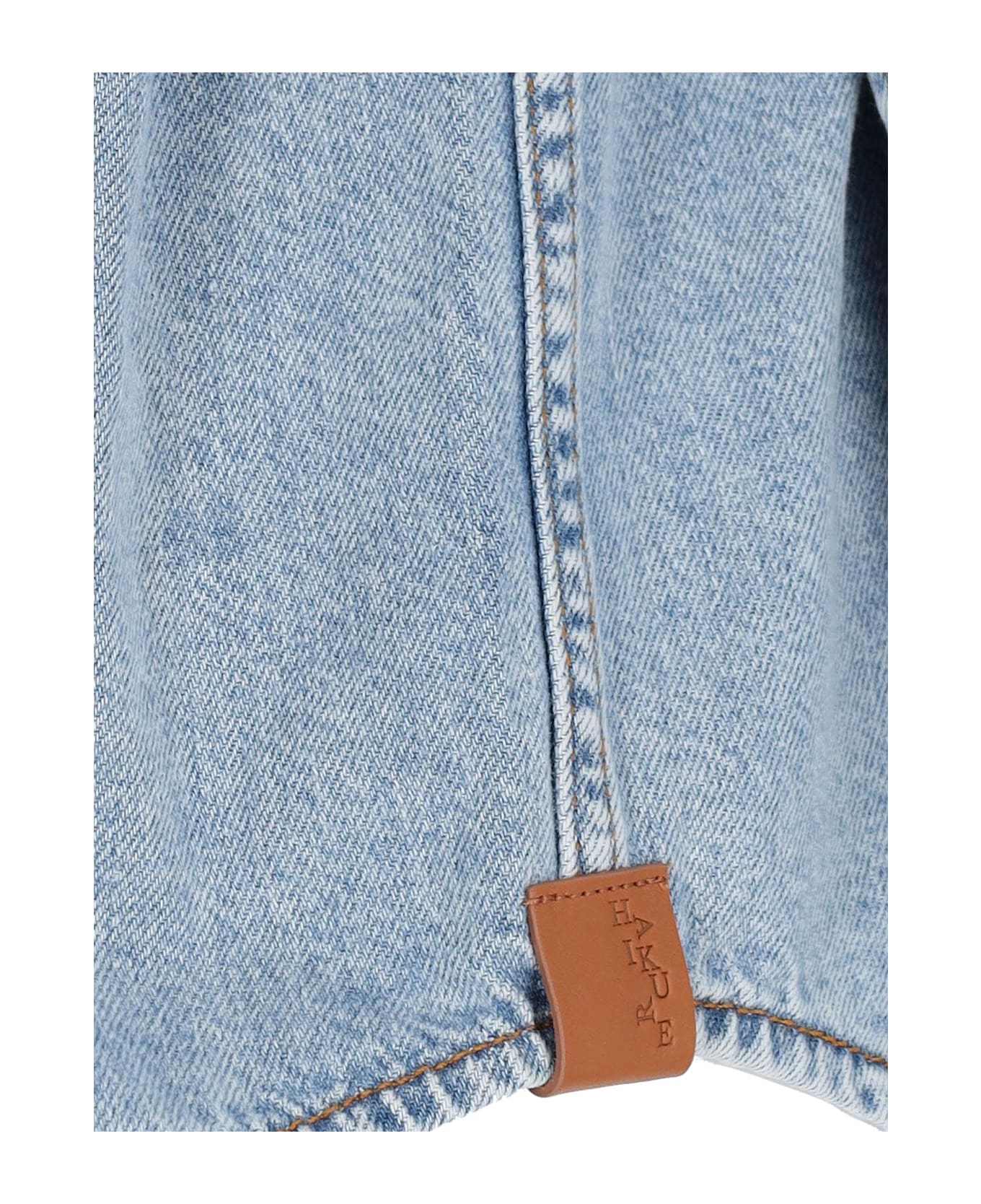 Haikure Denim Shirt - Light Blue
