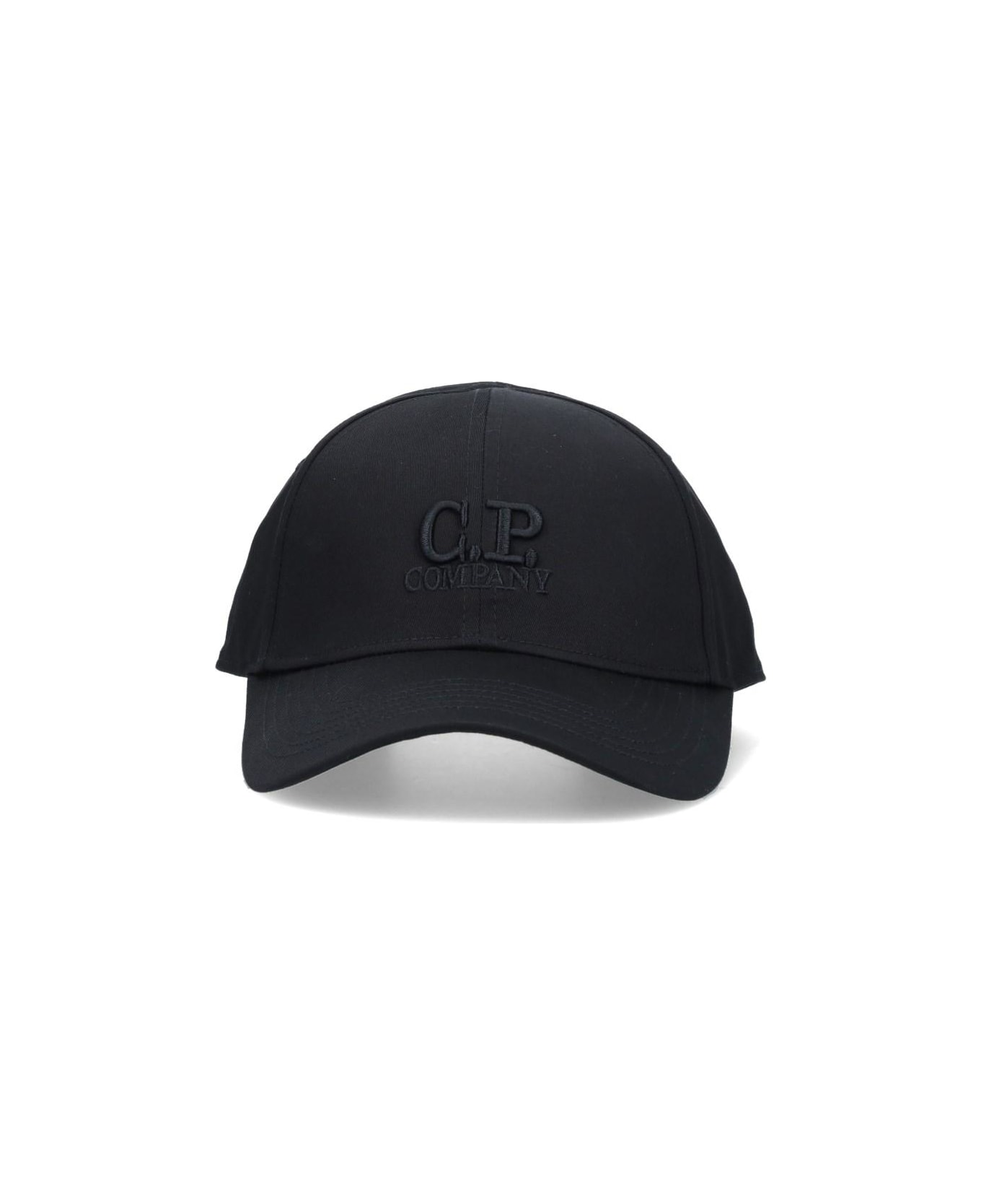 C.P. Company Logo Baseball Cap - Nero 帽子