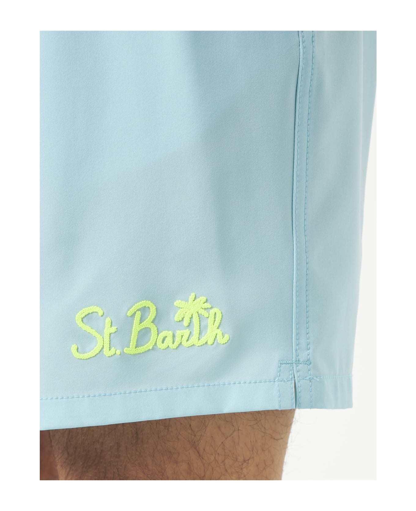 MC2 Saint Barth Man Water Green Comfort Swim Shorts - GREEN スイムトランクス