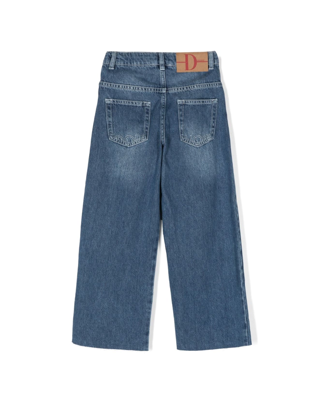 Douuod Jeans Con Ricamo - Blue