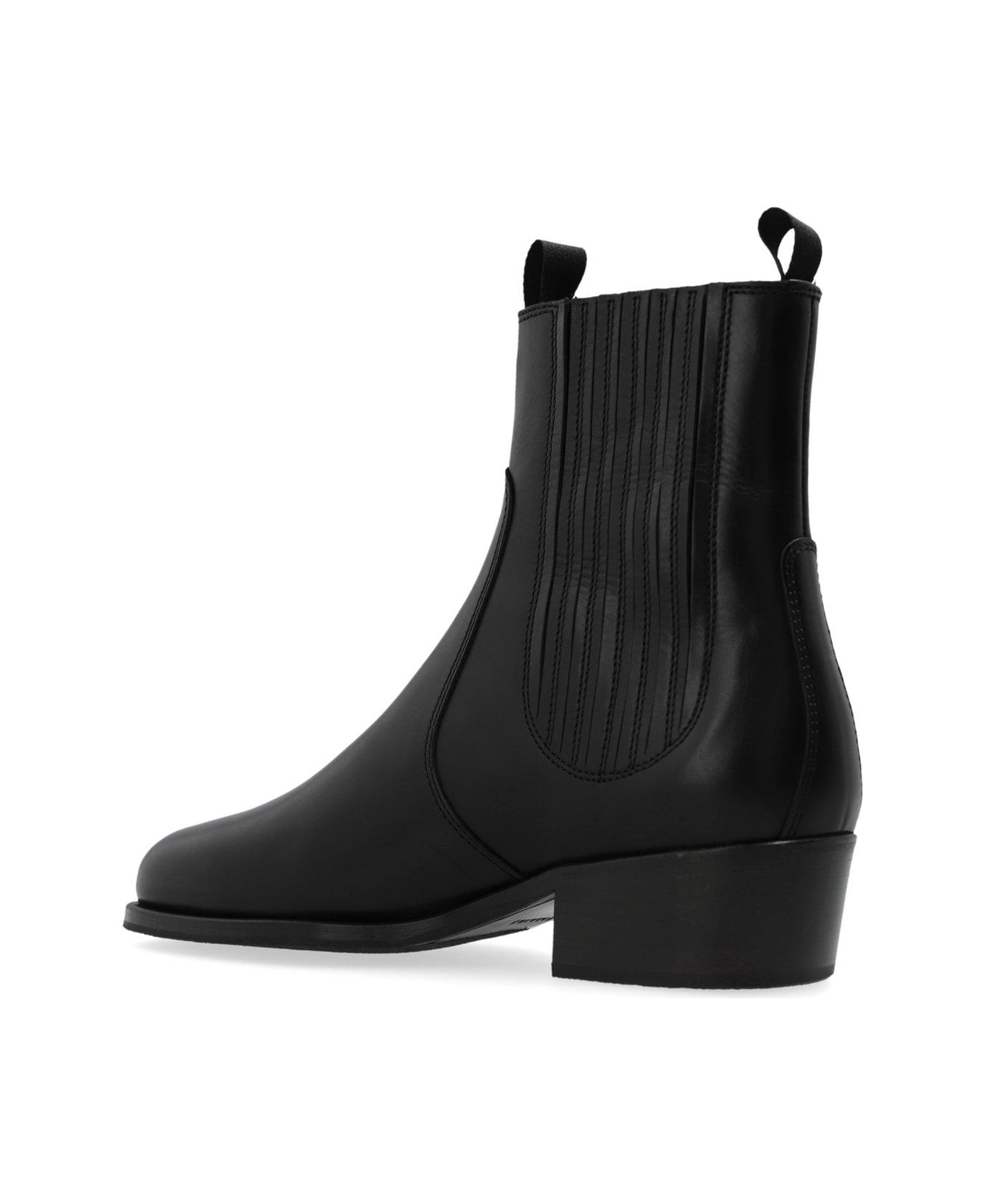 Lemaire Chelsea Round Toe Boots - BLACK