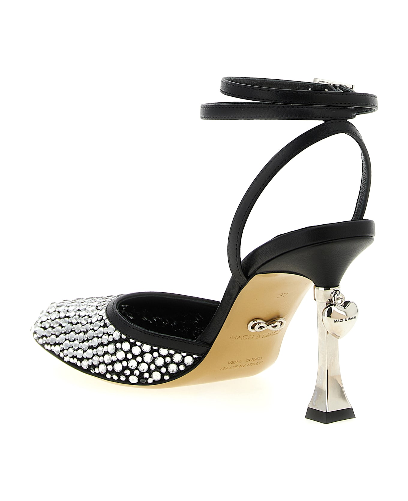 Mach 
Mach 
puffy Heart Ring
 Pumps - Black  