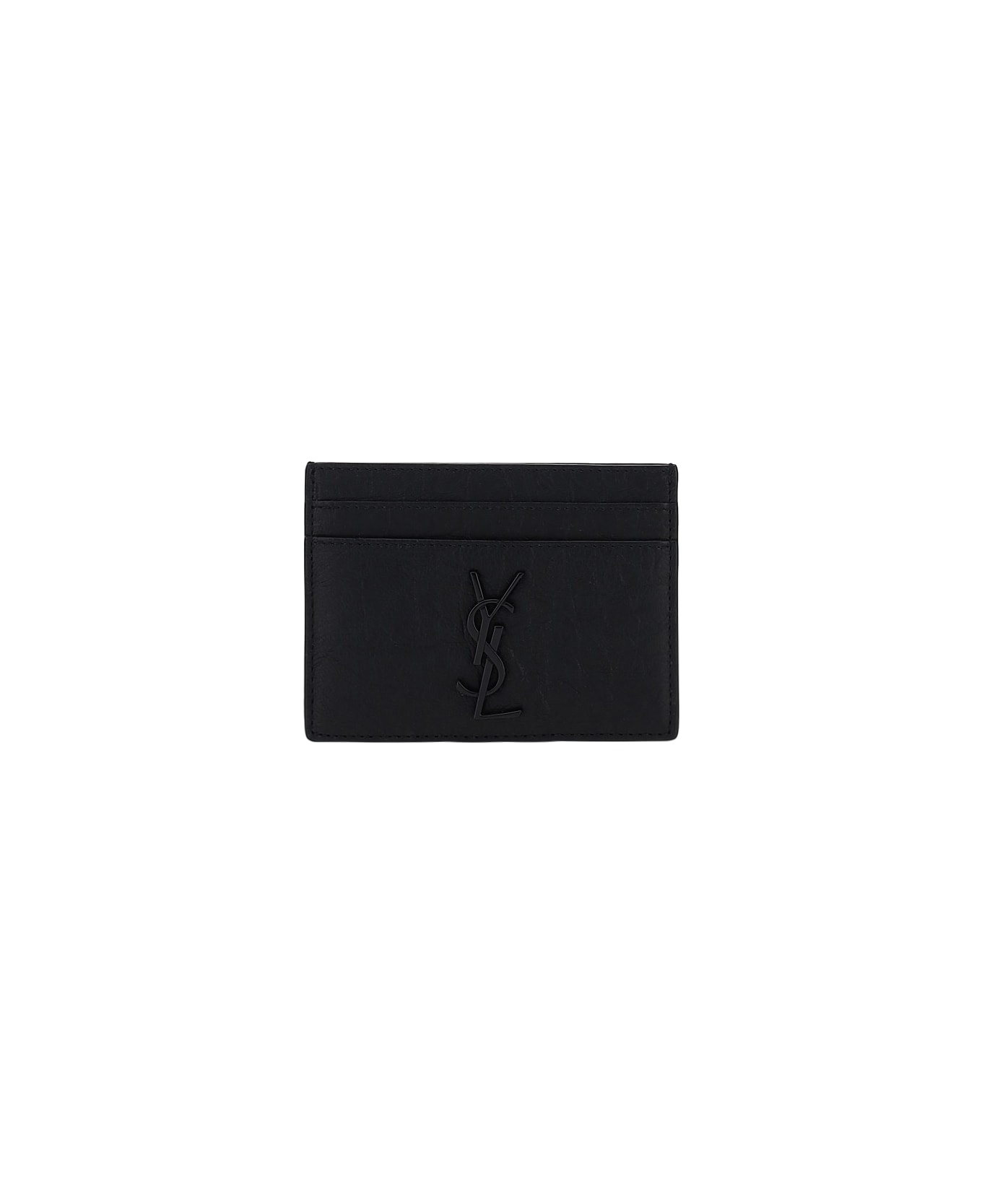 Saint Laurent Ysl Card Holder - Nero