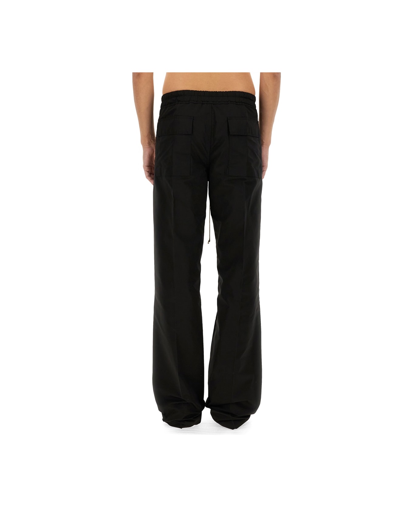 Rick Owens Wide Leg Pants - BLACK