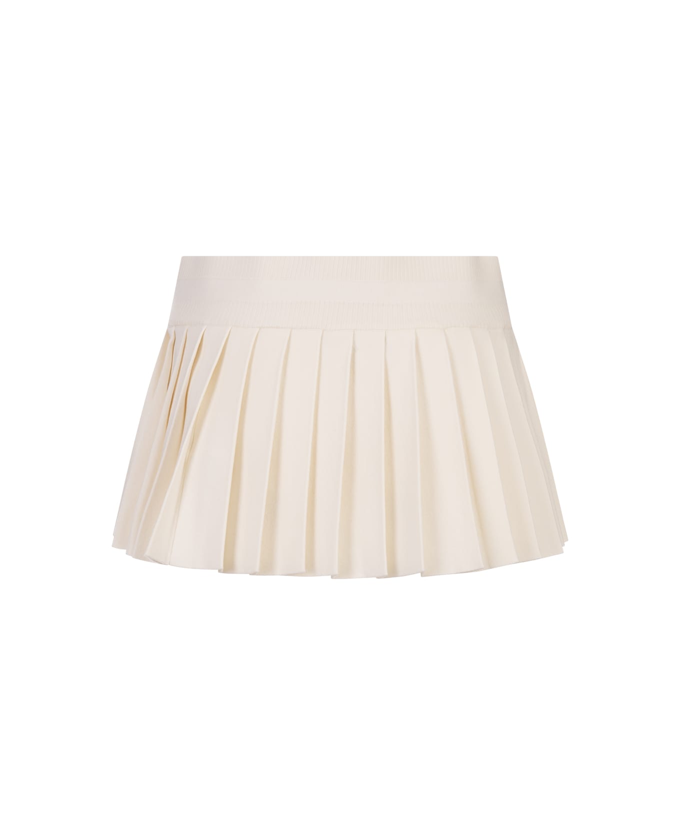 Dsquared2 White Pleated Mini Skirt - White